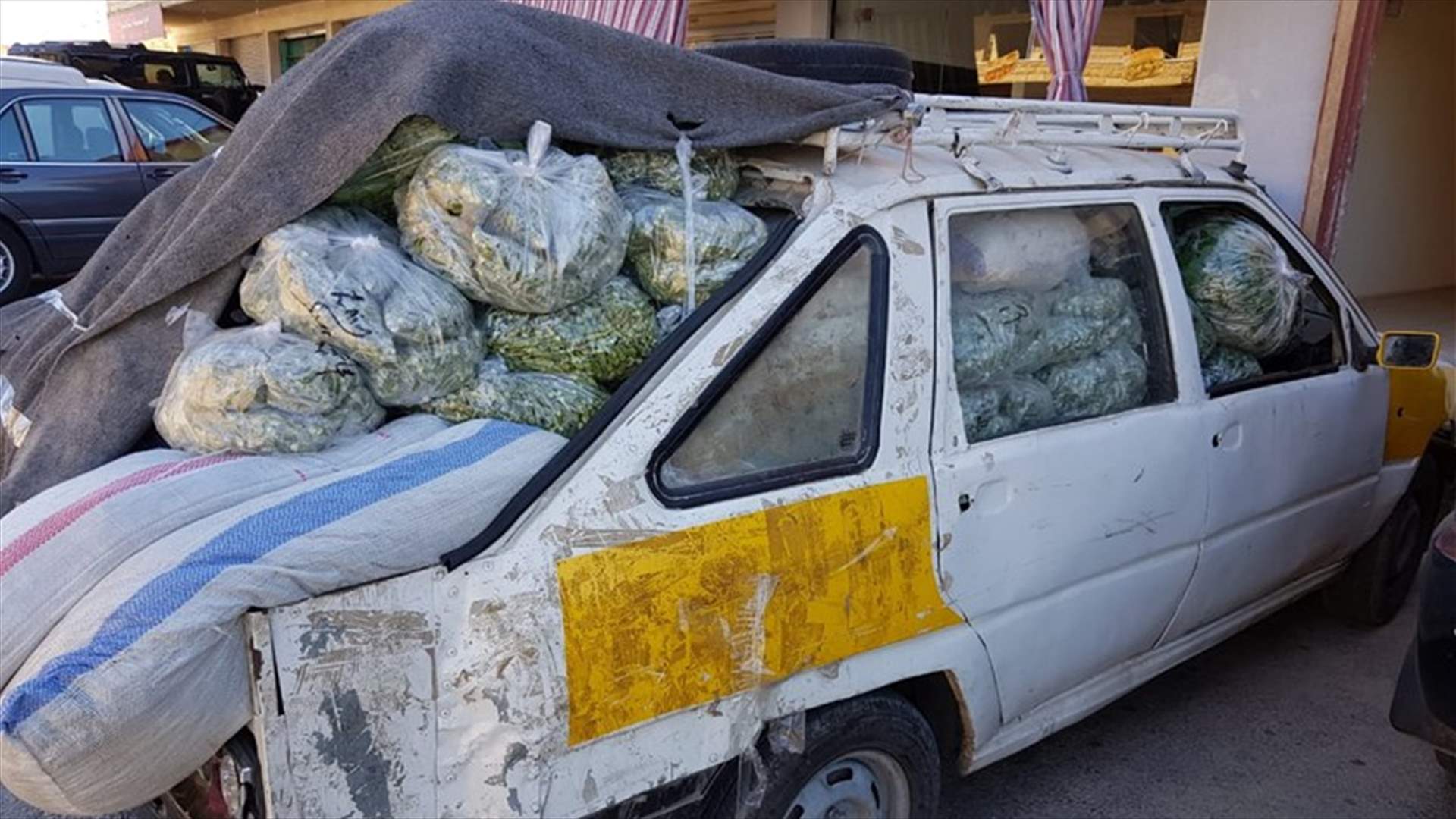 ضبط كمية من الخضار المهربة عبر الحدود السورية... (صور)