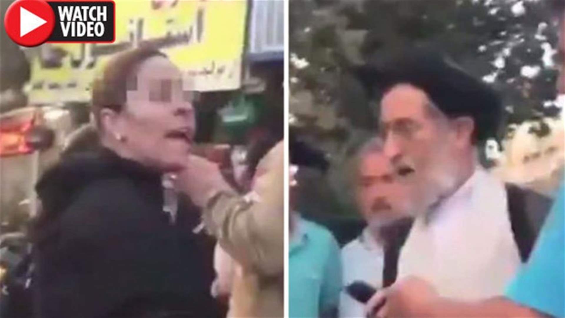 إيرانية خلعت حجابها أمام رجل دين انتقد ملابسها في الشارع (فيديو)
