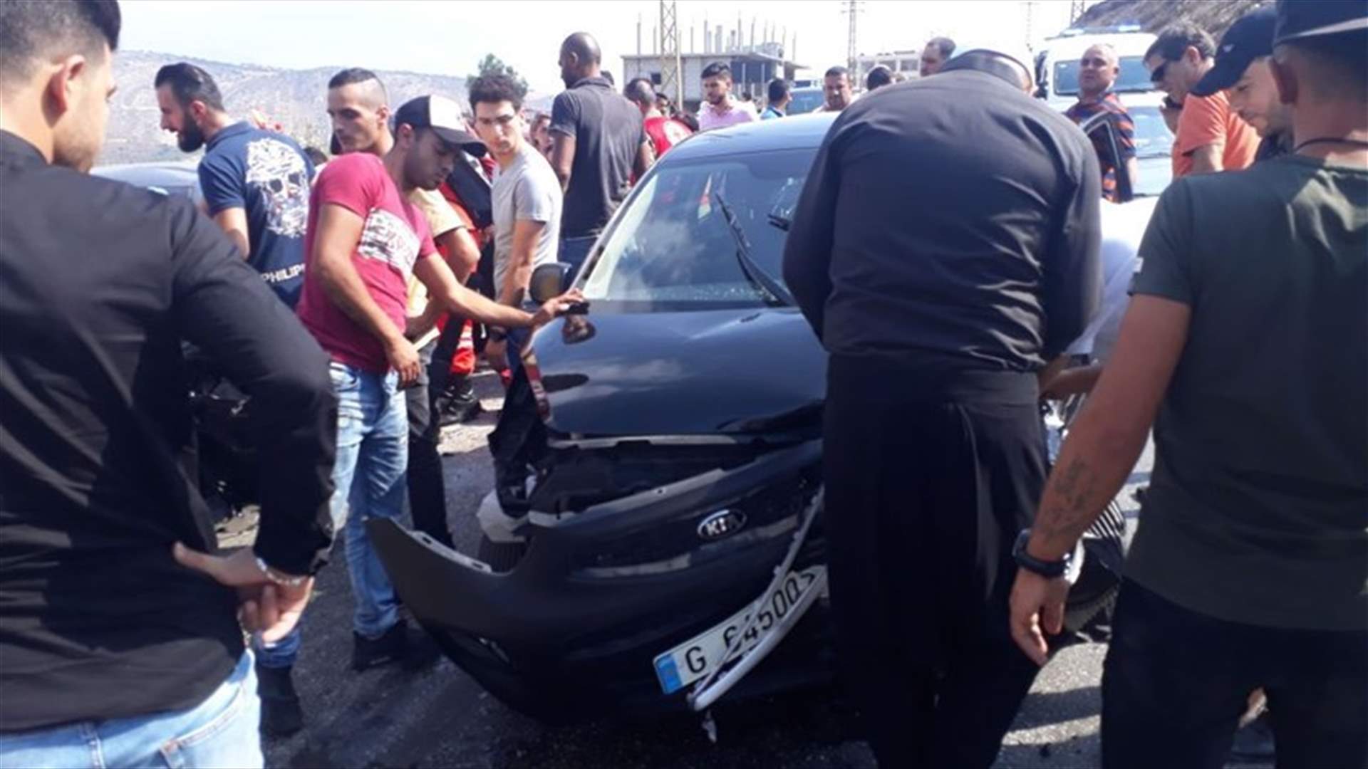 ستةُ جرحى بينهم 3 أطفال في حادث سير على طريق مرجعيون-حاصبيا (صور)