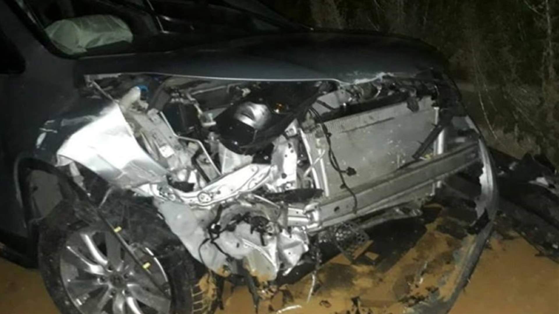 جريحان في حادث سير على جسر بخعون طاران