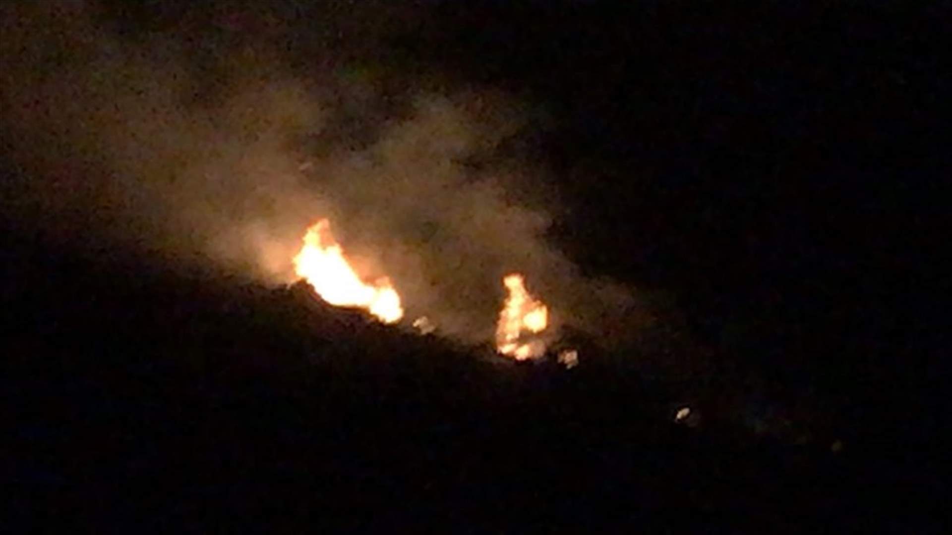 حريق كبير في أحراج كفرفاقود في الشوف