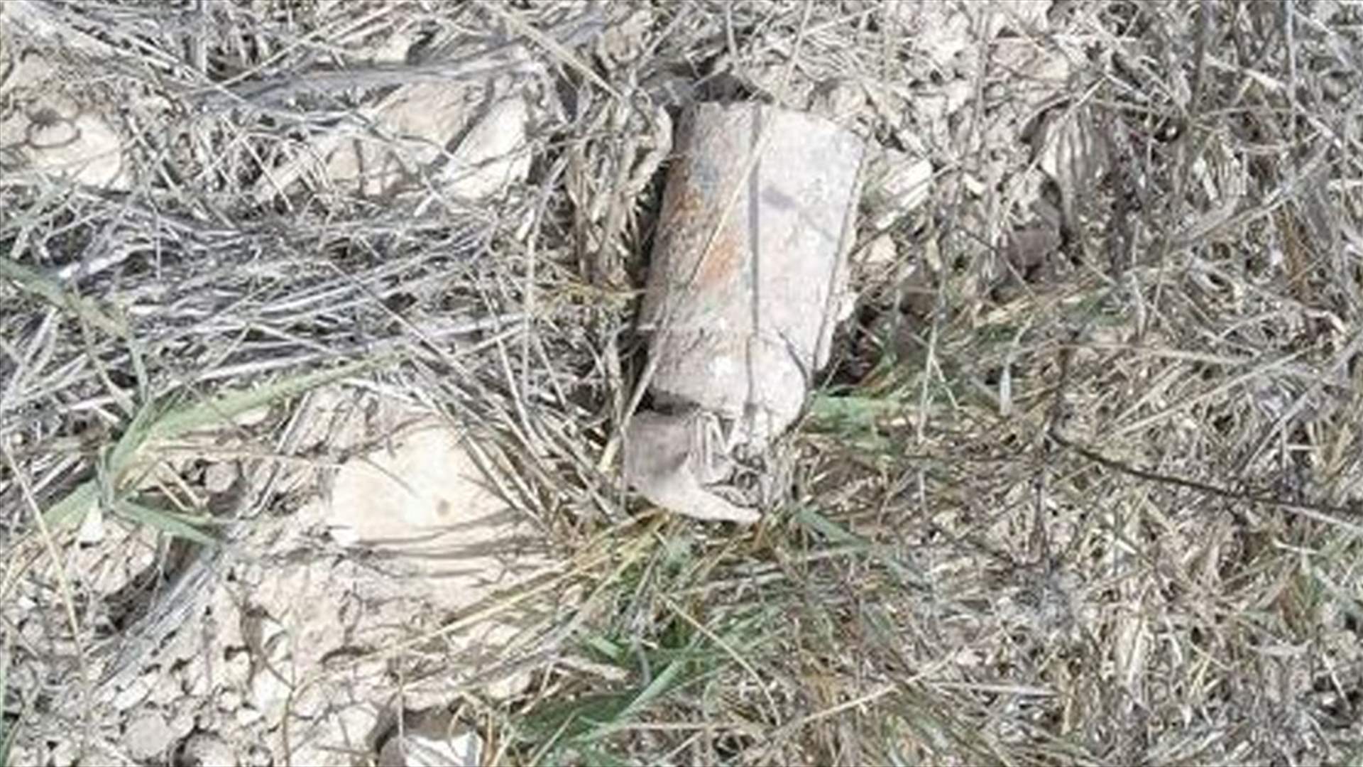 العثور على قنبلة عنقودية في كفرصير الجنوبية