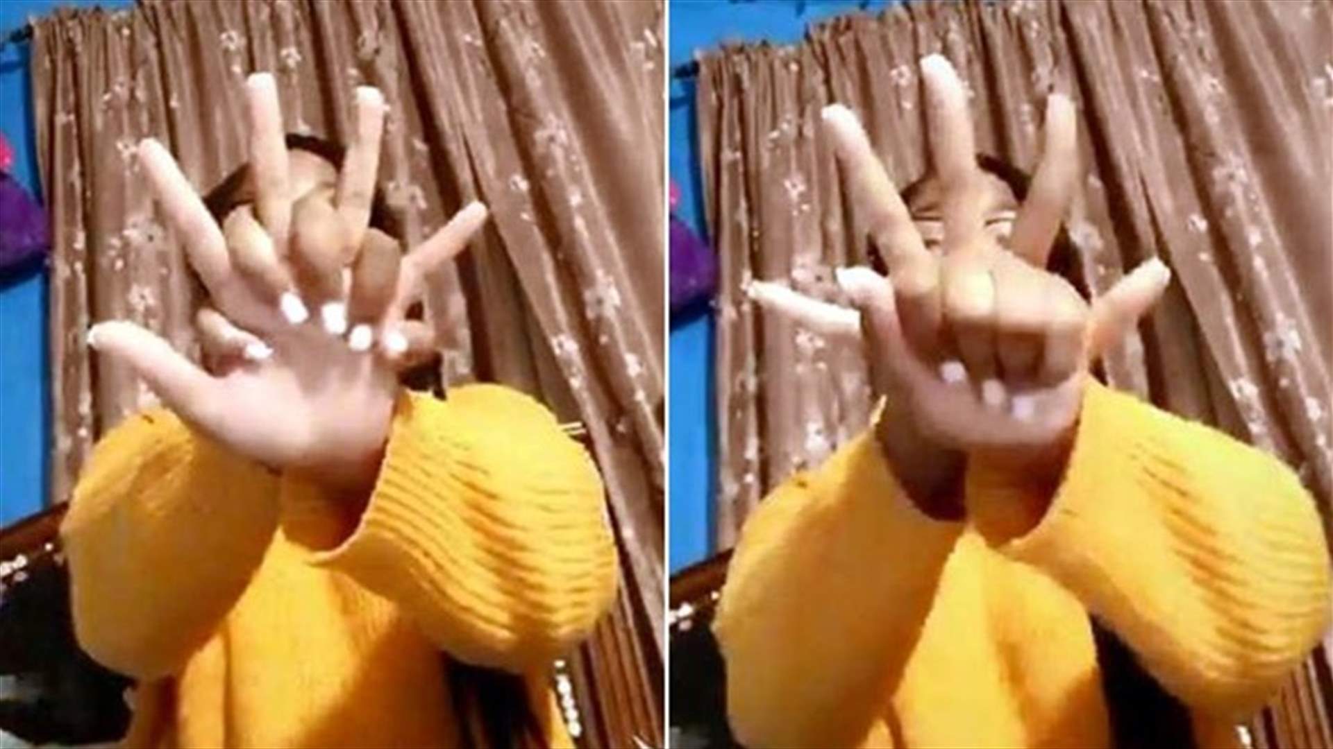 لغز في يديّ المرأة حيّر الجميع على الإنترنت.. فهل تستطيعون حله؟