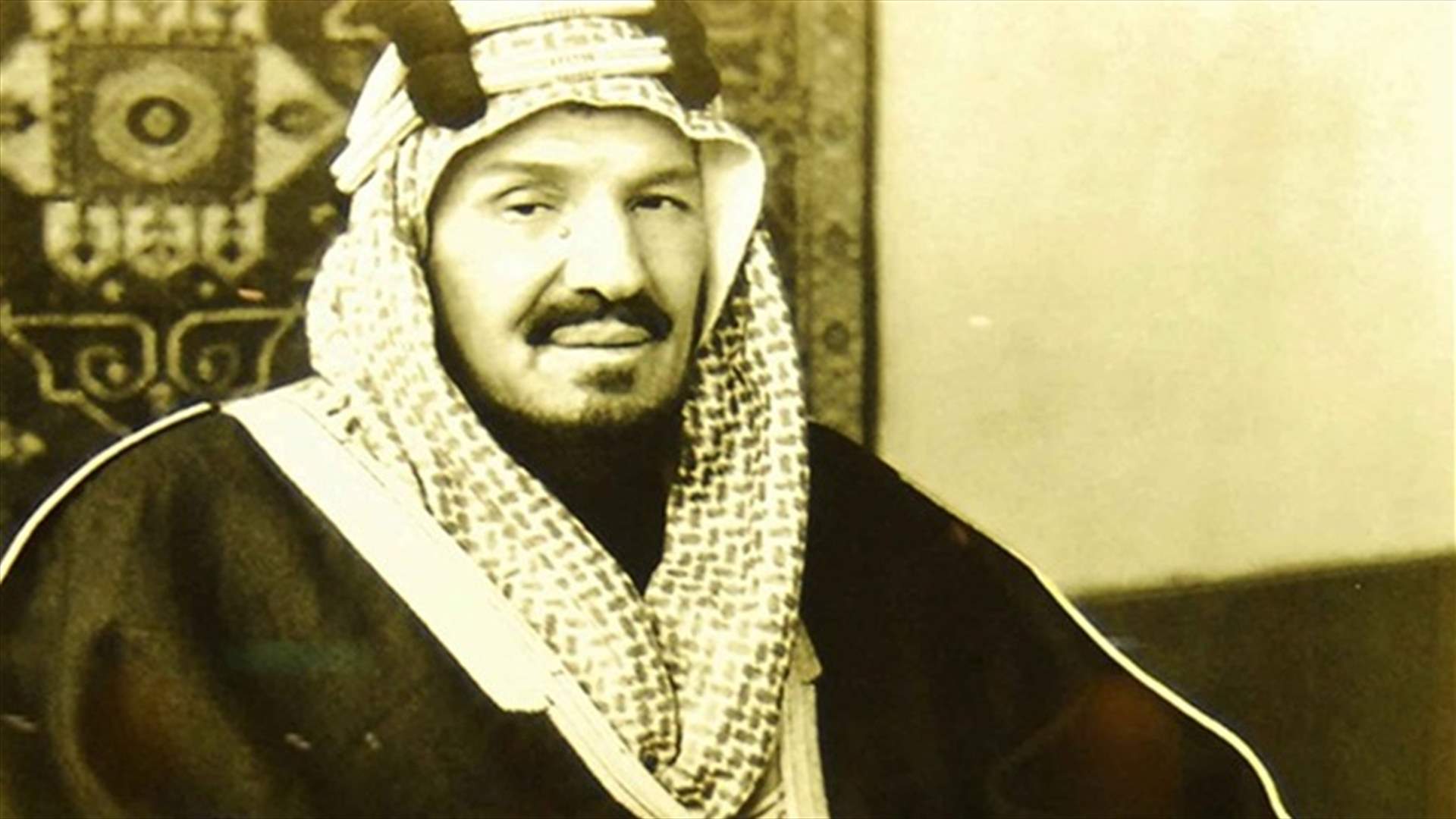 انتشار أول صورة للملك عبدالعزيز بعدسة شكسبير