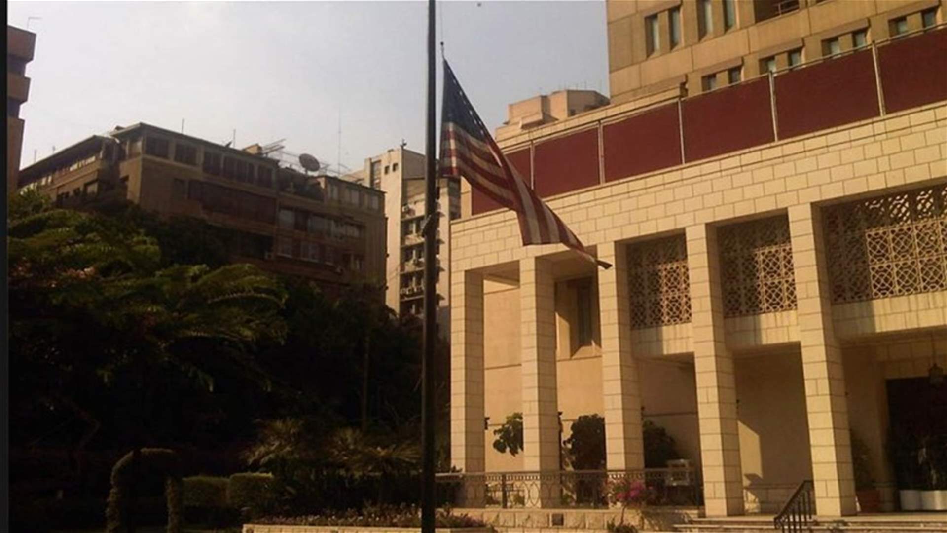 Man held after explosive device detonated near US embassy in Cairo - sources
