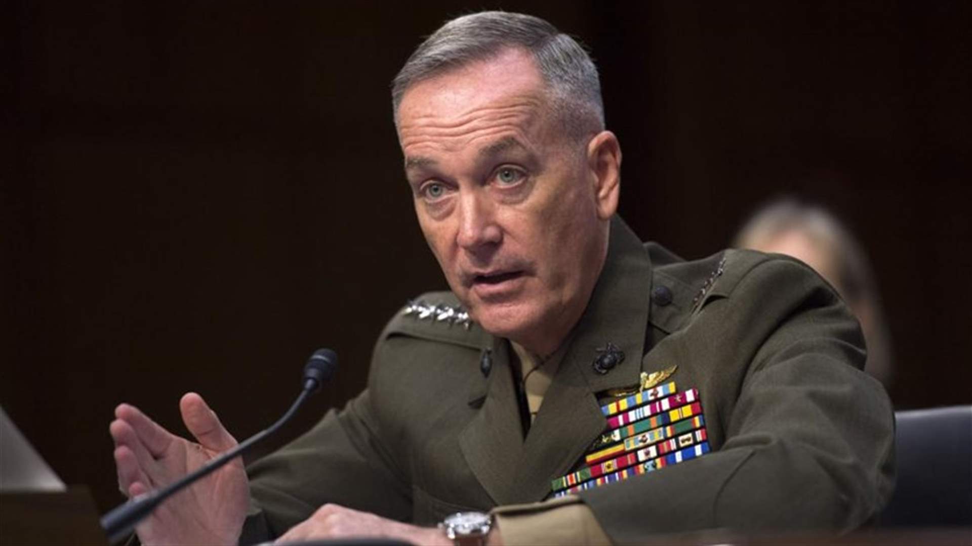Top US general warns against major assault on Syria's Idlib