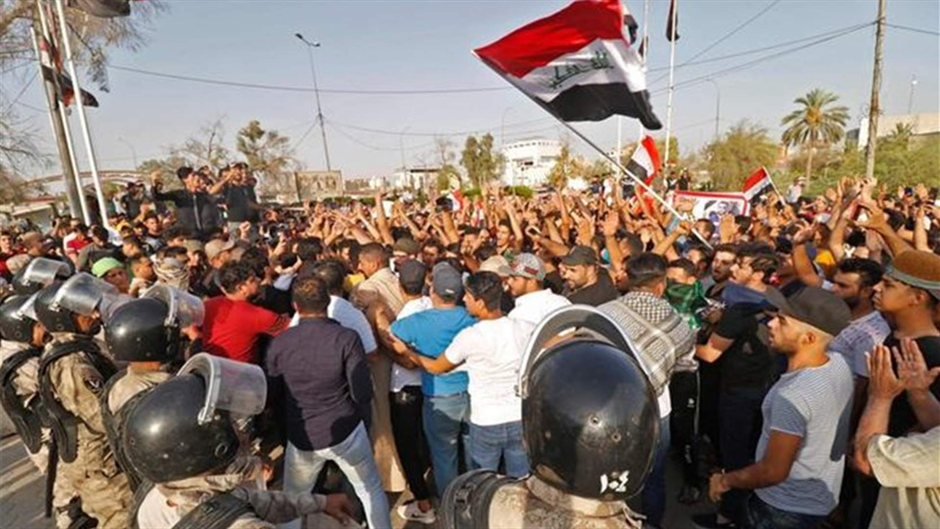Two protesters dead, 11 injured in clashes with security forces in Iraq's Basra