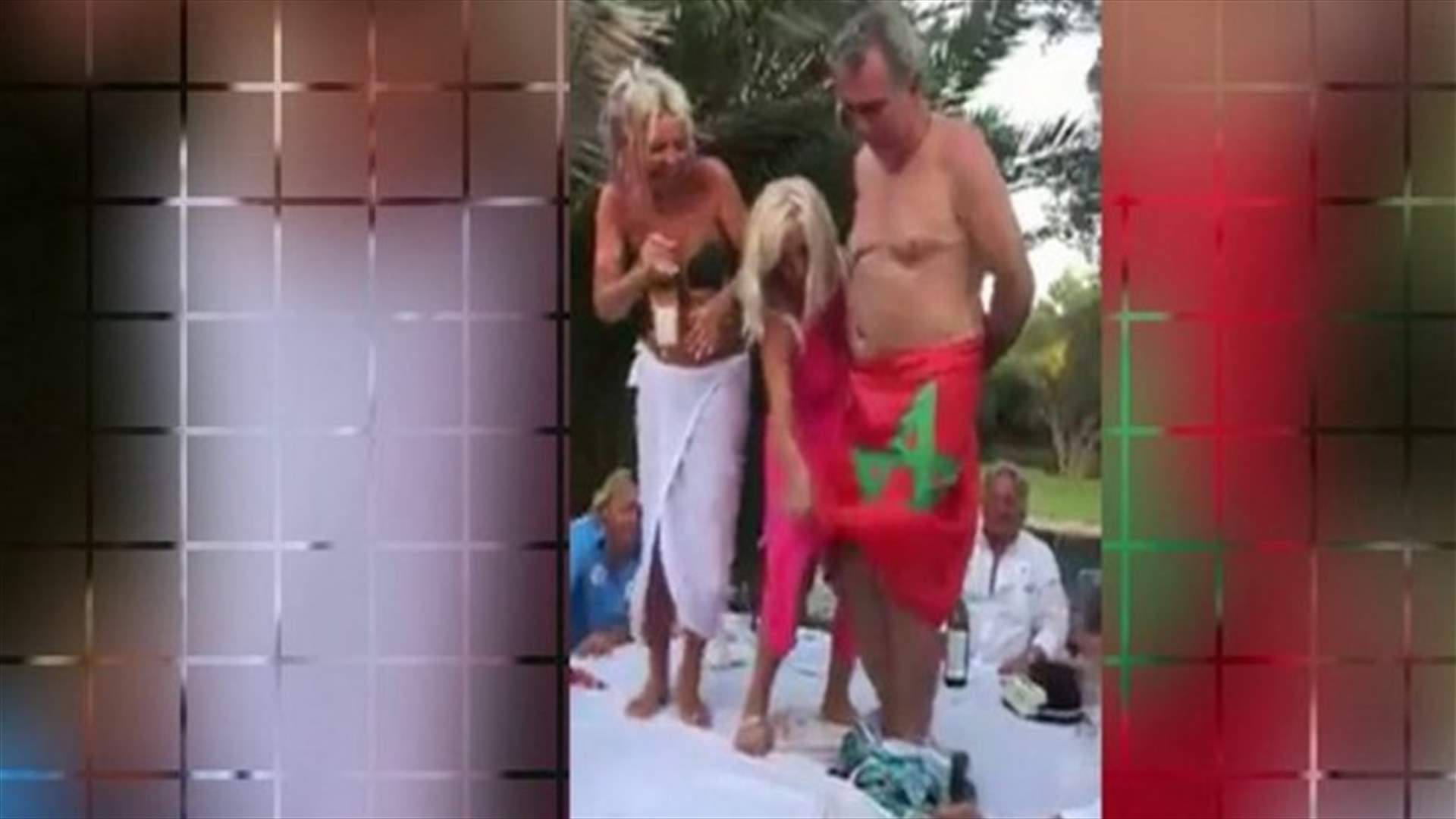 فرنسي "أهان" العلم المغربي... فيديو فضحه بجانب امرأتين في مراكش