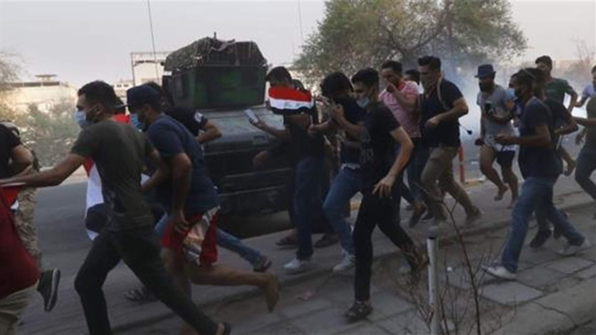 محتجون عراقيون يغلقون مدخل ميناء أم قصر قرب البصرة