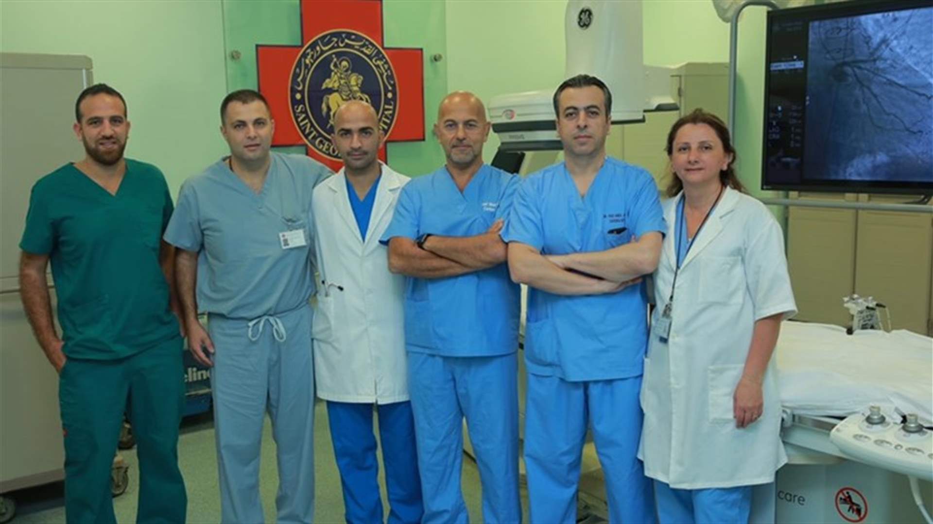 مستشفى القديس جاورجيوس ينضم إلى السجل الأميركي العالمي لانسدادات شرايين القلب الكاملة والمستعصية