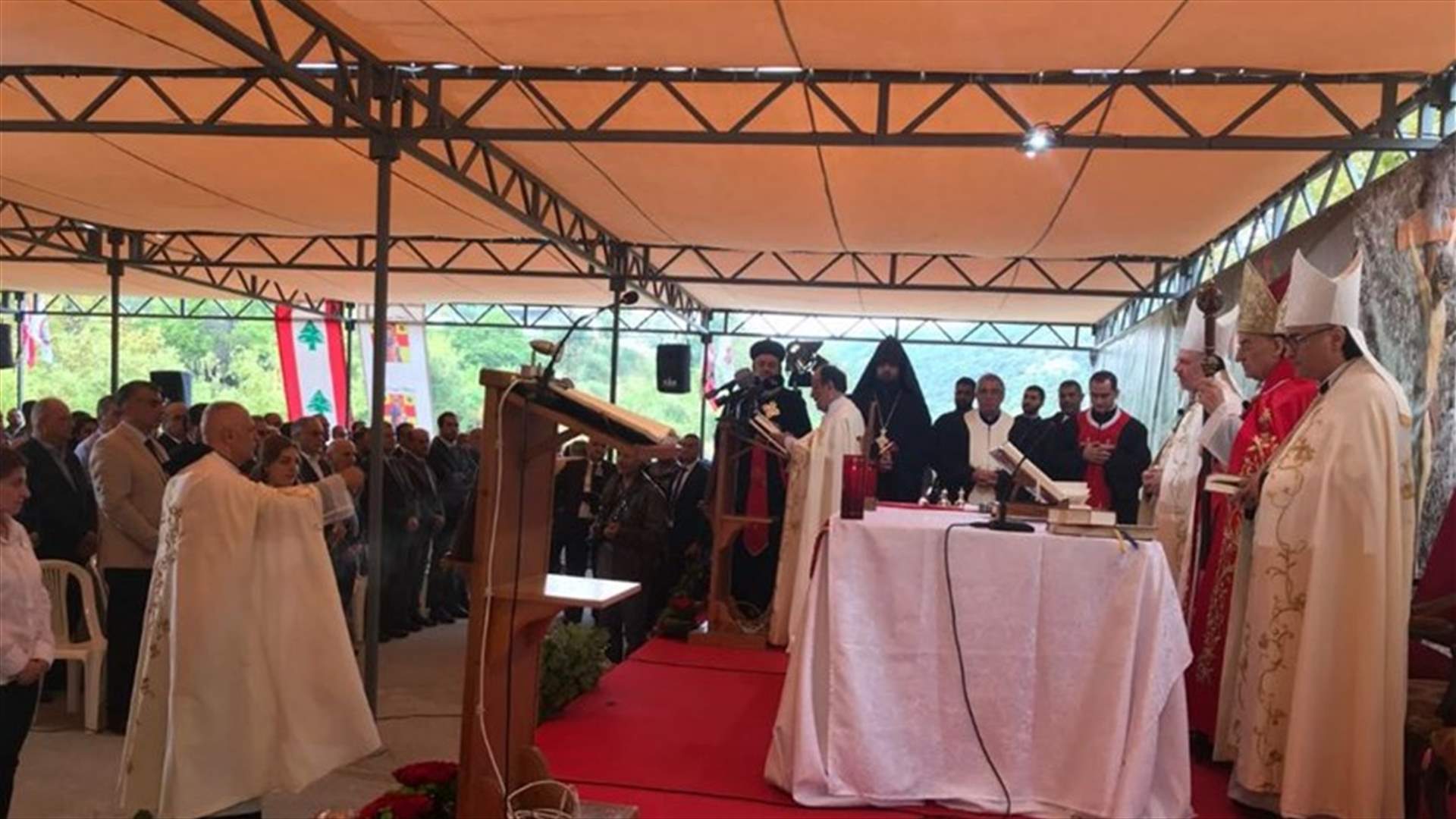 قداس في كنسية سيدة ايليج تكريما لشهداء المقاومة اللبنانية