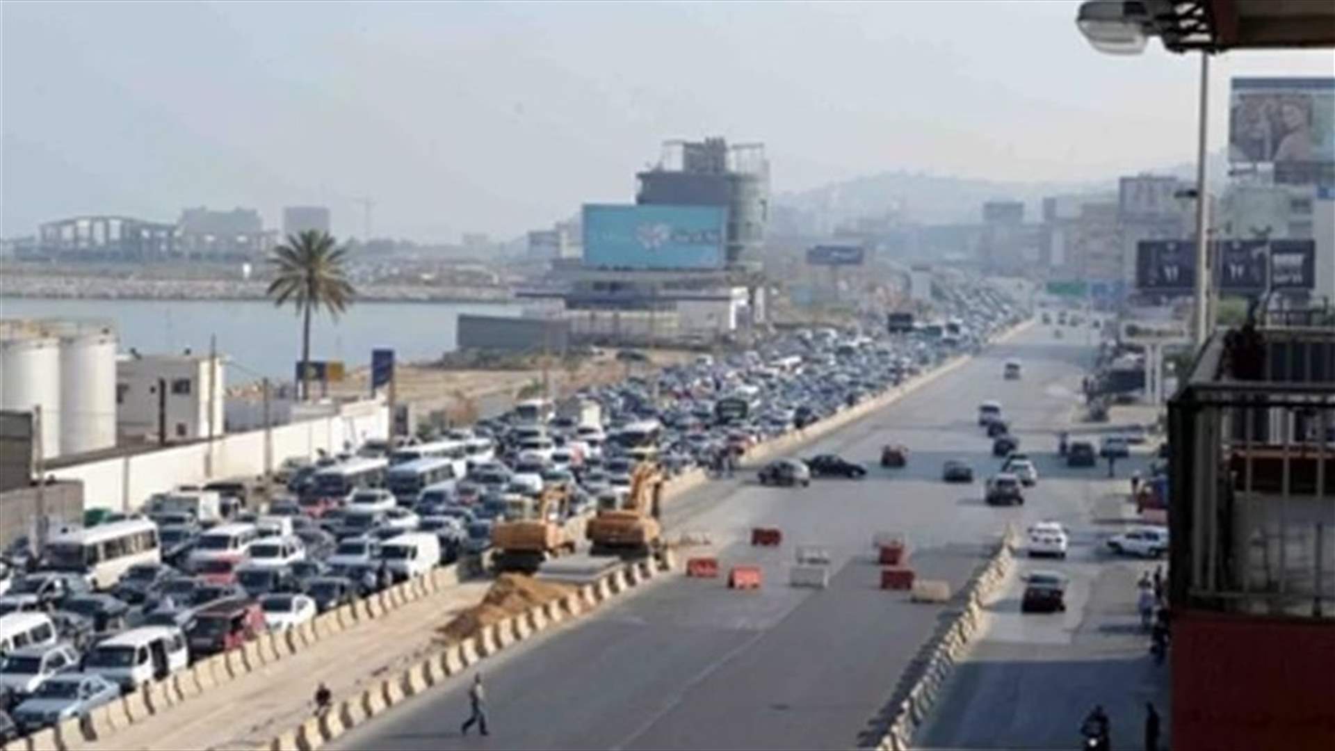 تدابير سير على جسر جل الديب ليل الثلاثاء والاربعاء
