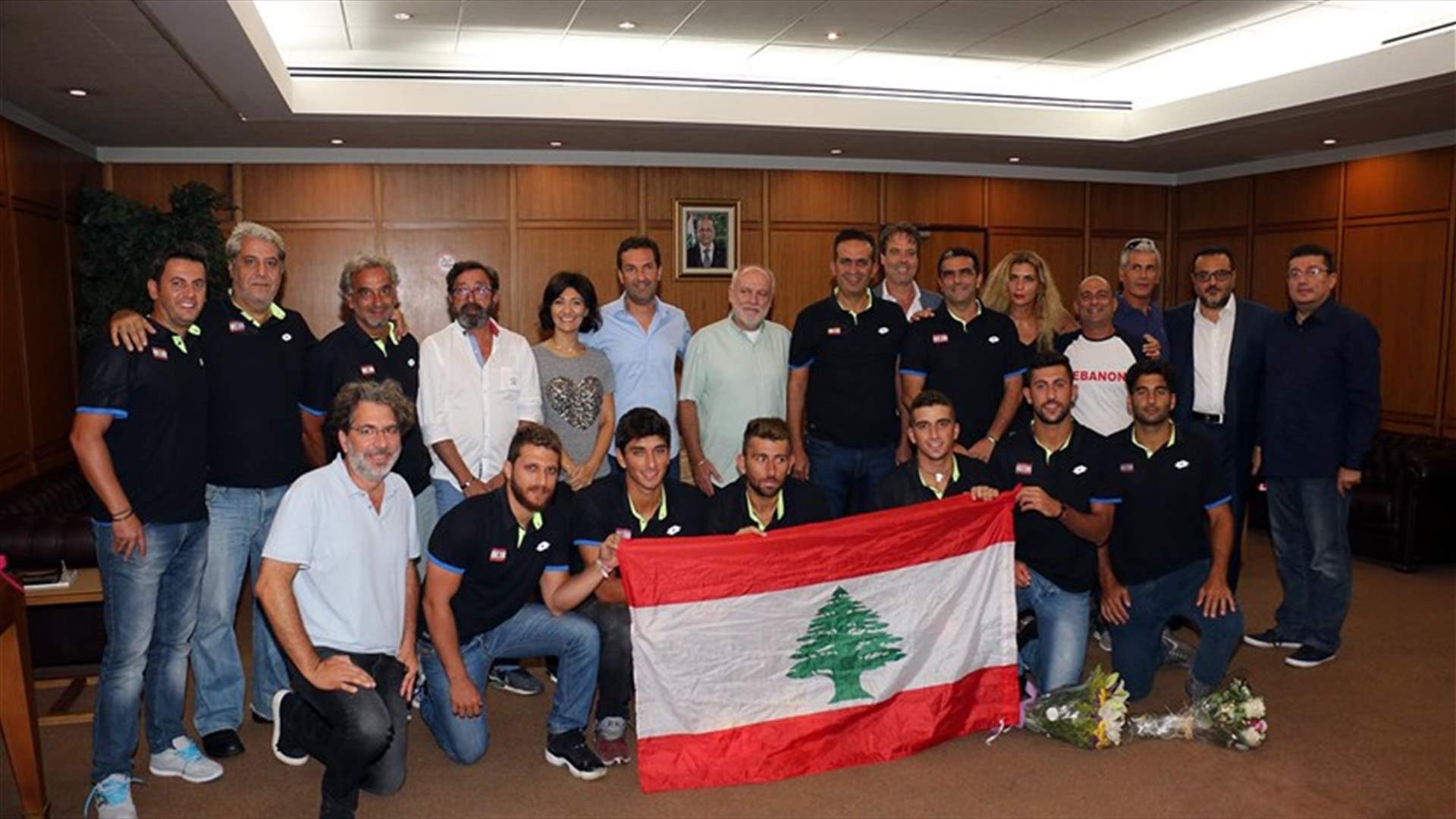 بعثة منتخب لبنان لكأس ديفيس عادت إلى بيروت بعد تحقيق إنجاز كبير