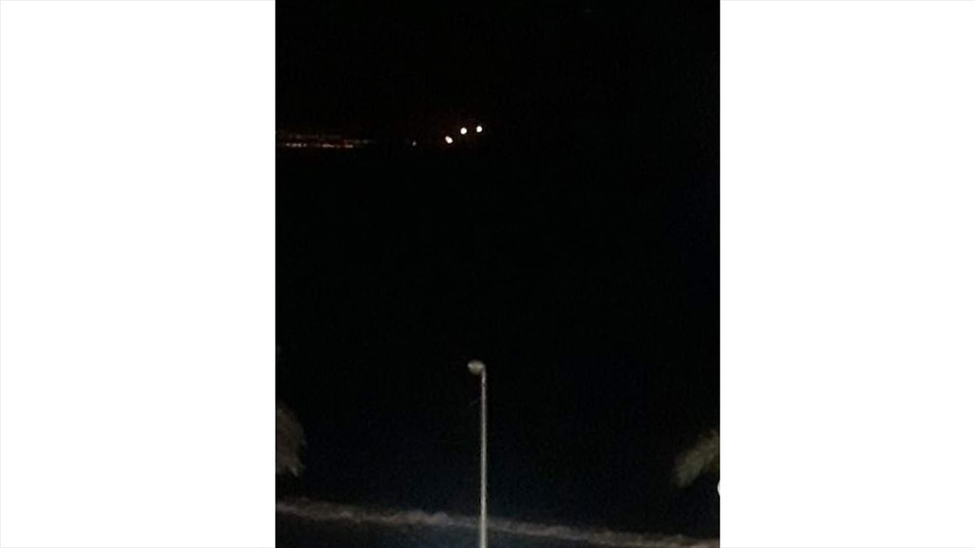 طائرات اسرائيلية ألقت قنابل مضيئة فوق البحر جنوب صور