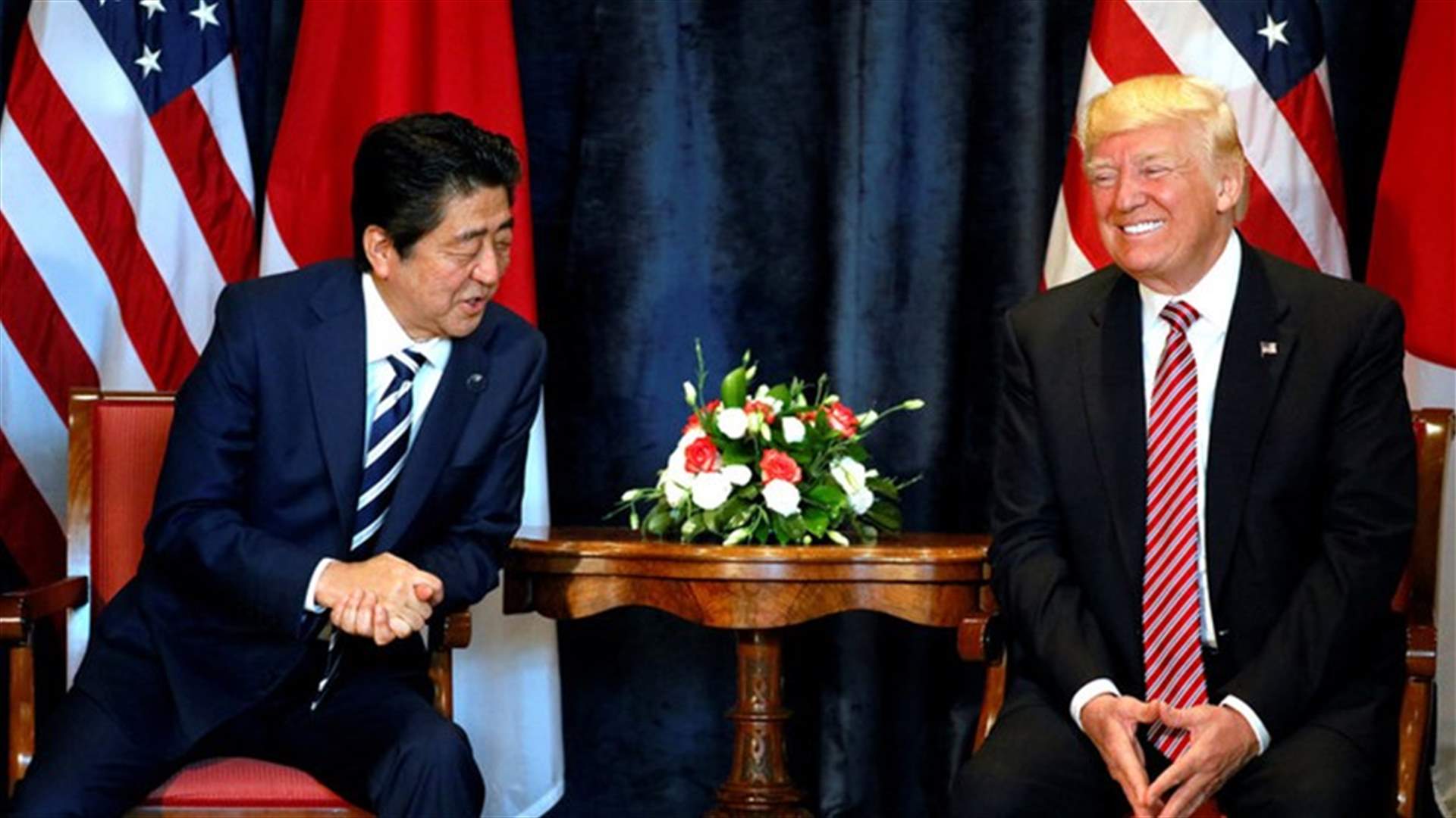 قمة بين رئيس وزراء اليابان والرئيس الأميركي
