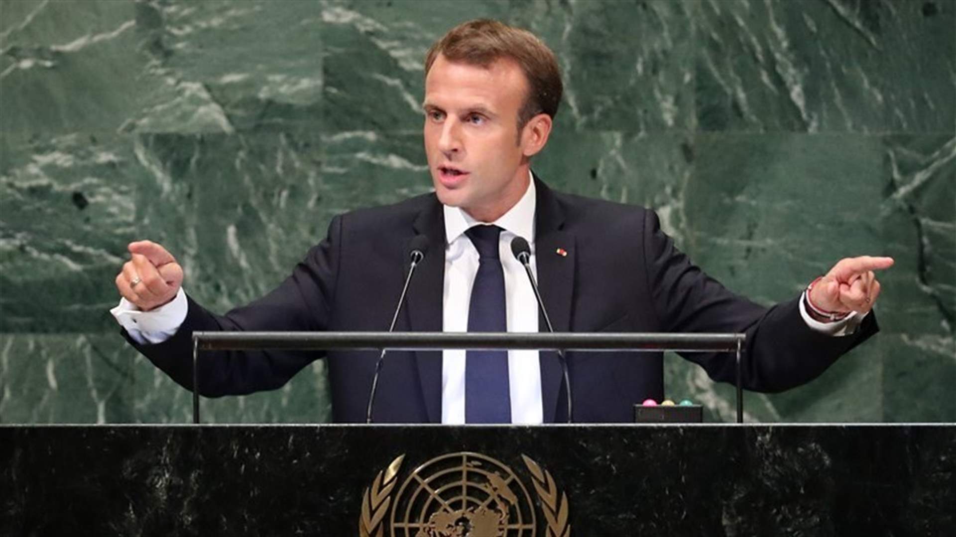 Macron says trampling on Palestinians won&#39;t resolve Mideast conflict