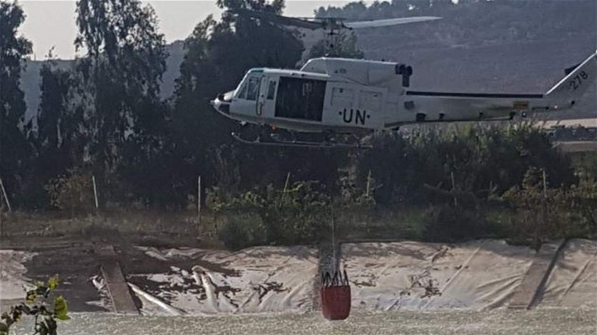 حريق يتسبب بانفجار 14 لغما في حولا