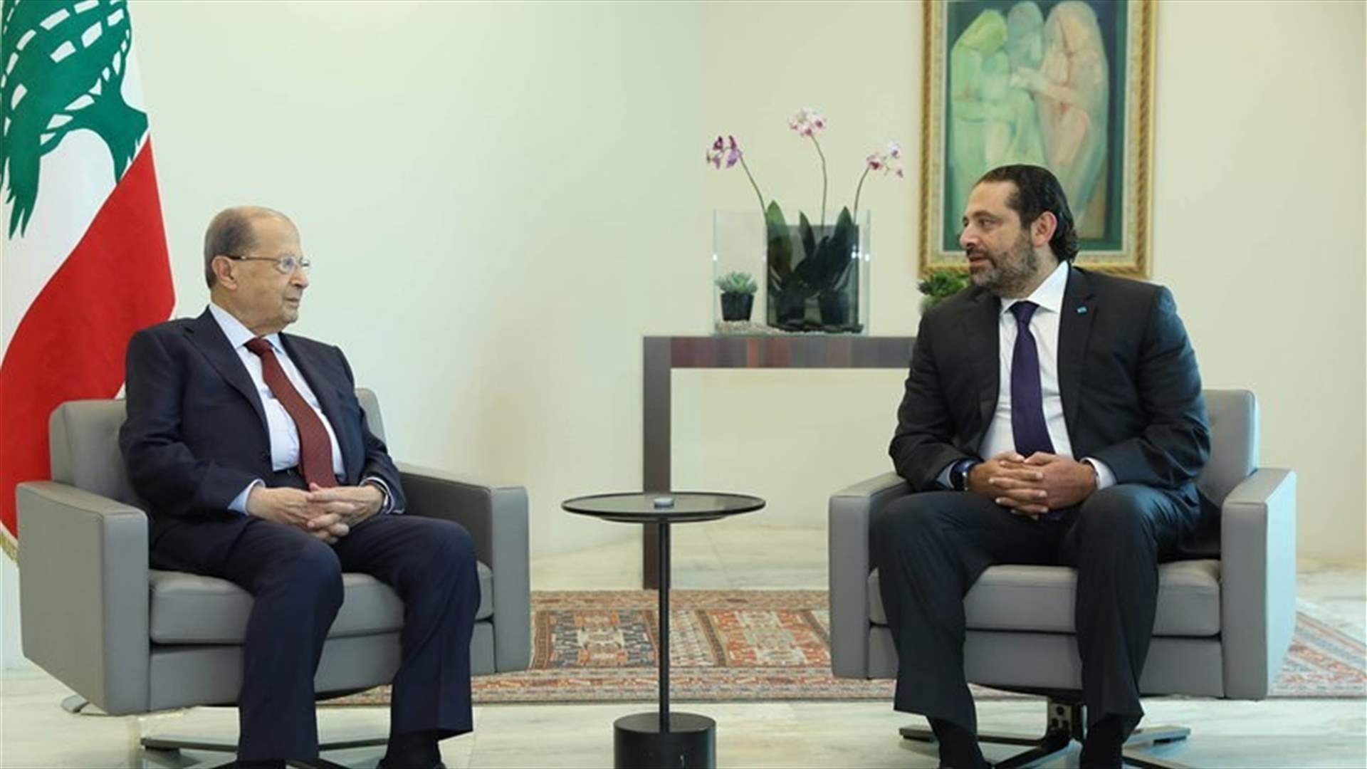 Hariri from Baabda: We agreed to hasten cabinet formation, another meeting to be held soon