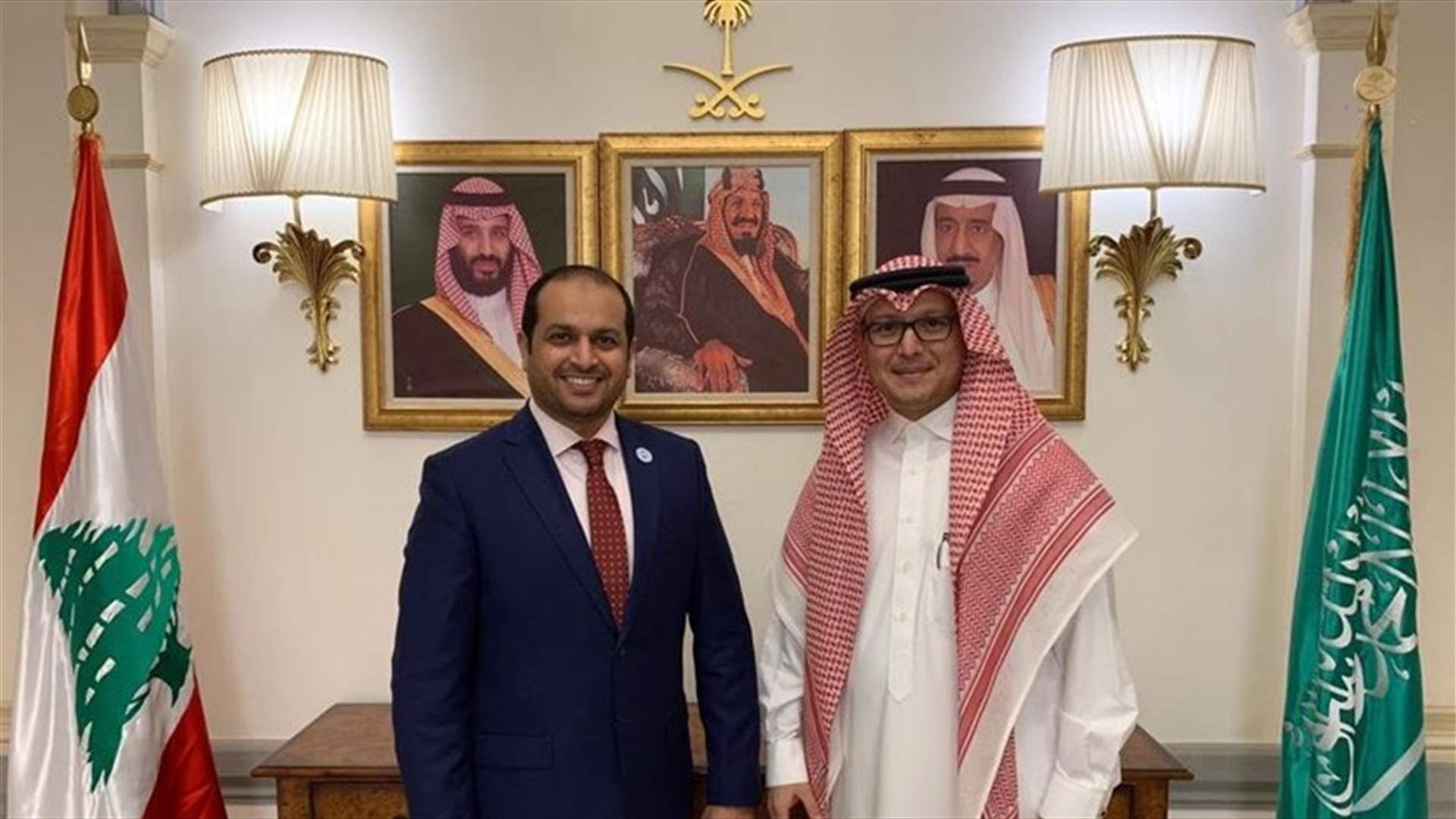 السفير الاماراتي التقى بخاري: لا أحد يستطيع المسّ بموقع المملكة ومكانتها