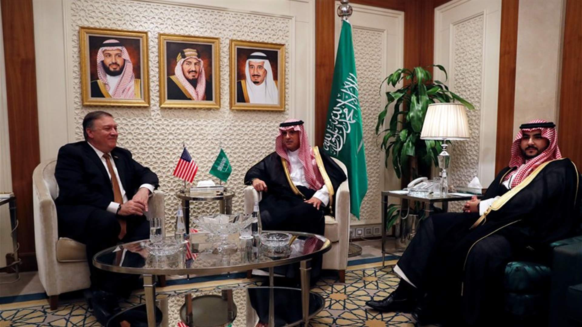 بومبيو بحث مع الجبير في الرياض قضية اختفاء جمال خاشقجي