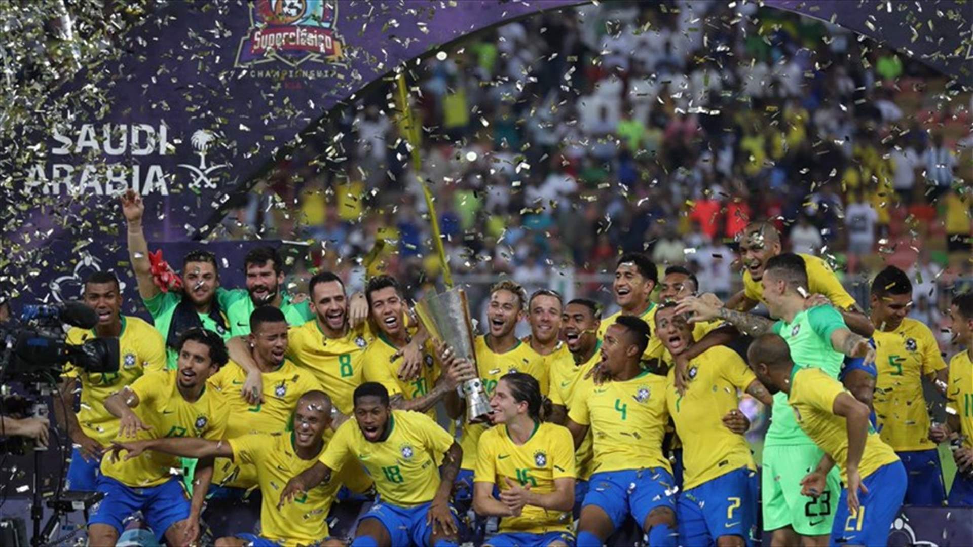 البرازيل تتوج بلقب الدورة الرباعية في السعودية على حساب الأرجنتين