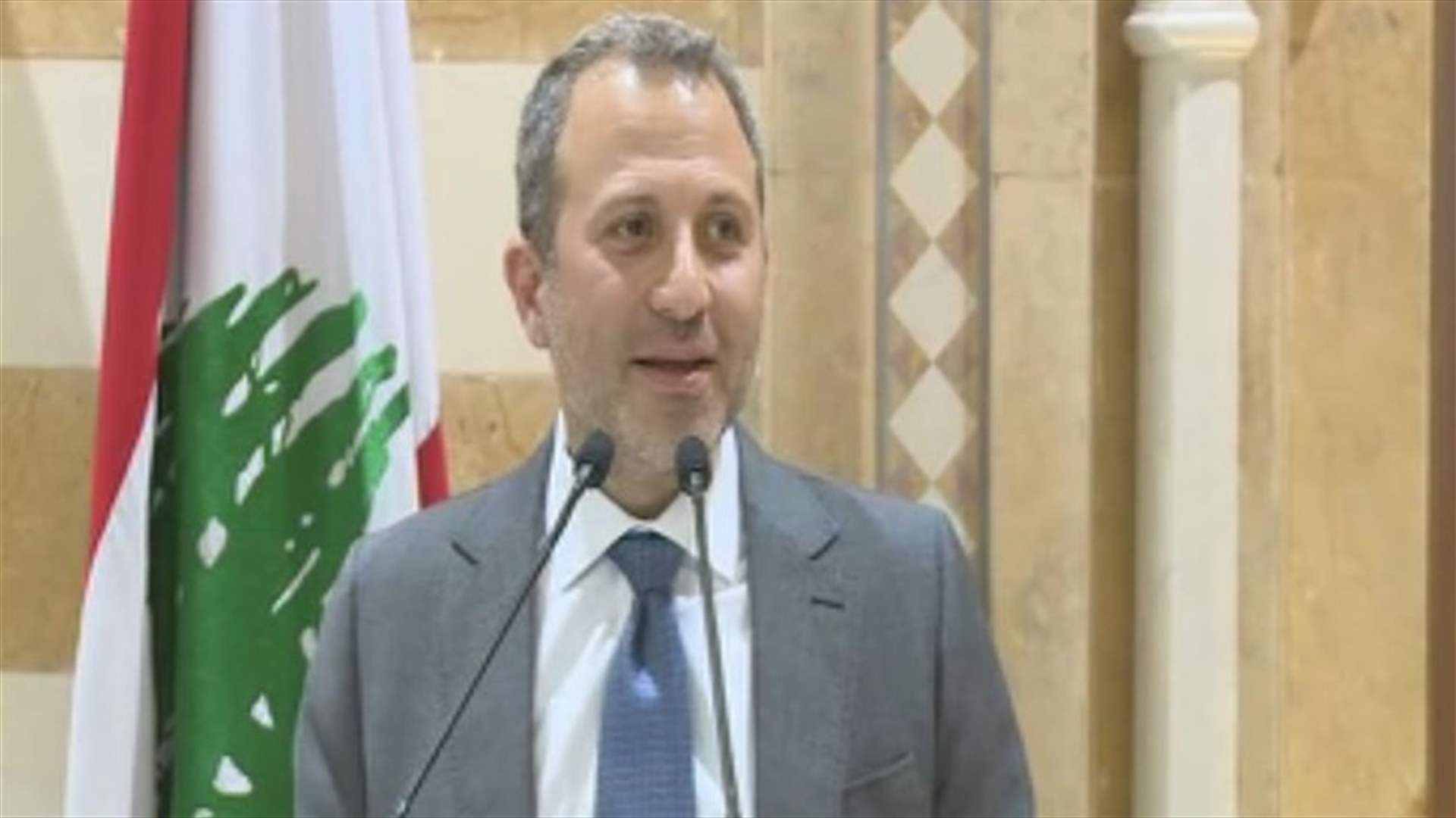 باسيل من بيت الوسط: اعتقد اننا على الطريق الصحيح لتأليف حكومة