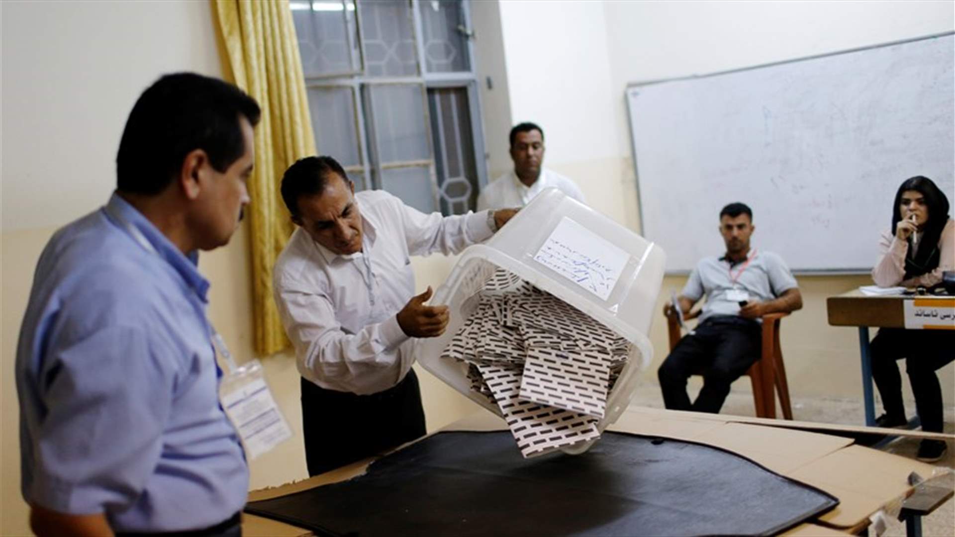 الديمقراطي الكردستاني الحاكم يتصدر الانتخابات البرلمانية في كردستان العراق