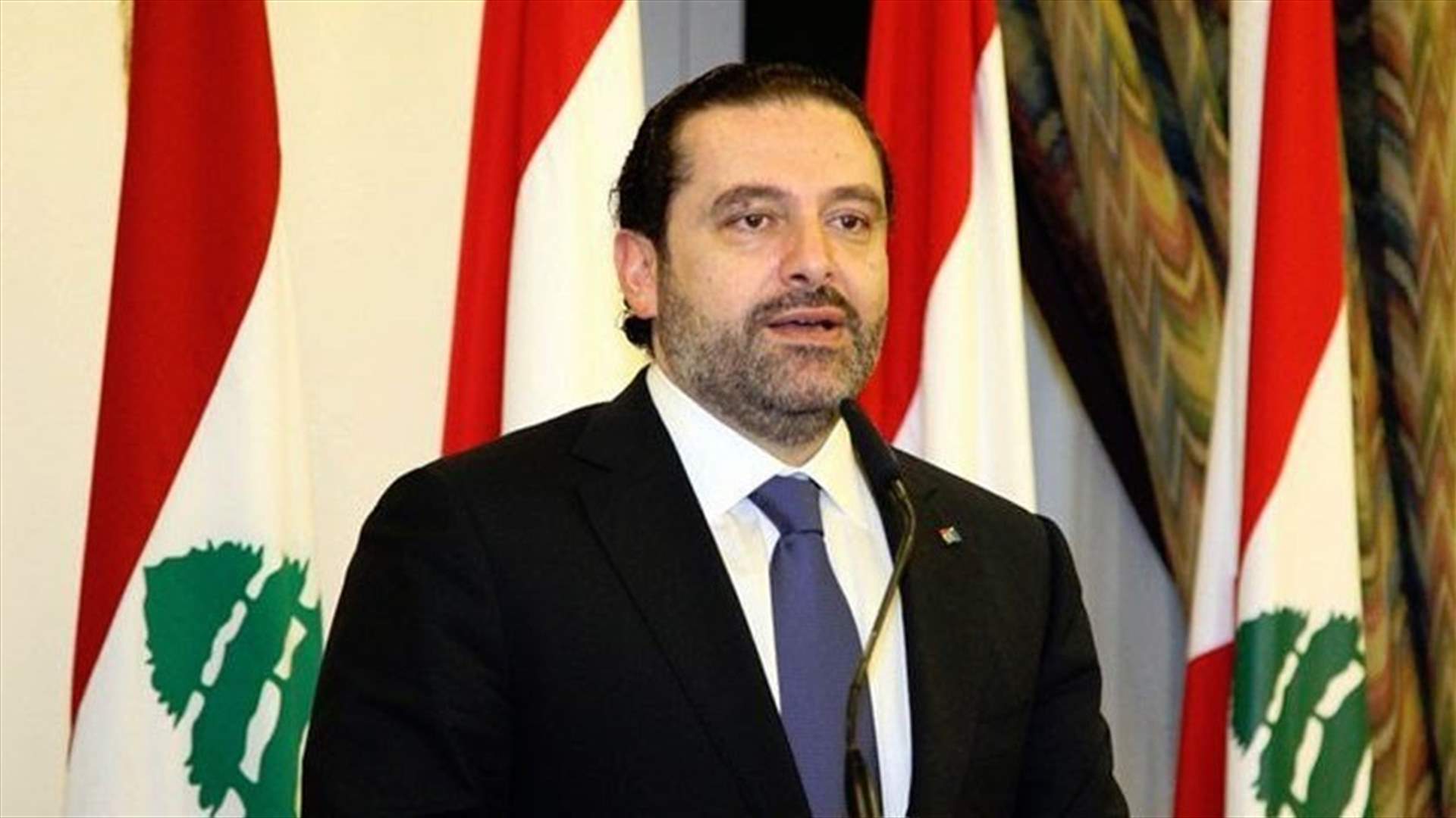 Hariri meets representatives of Lebanese TV channels