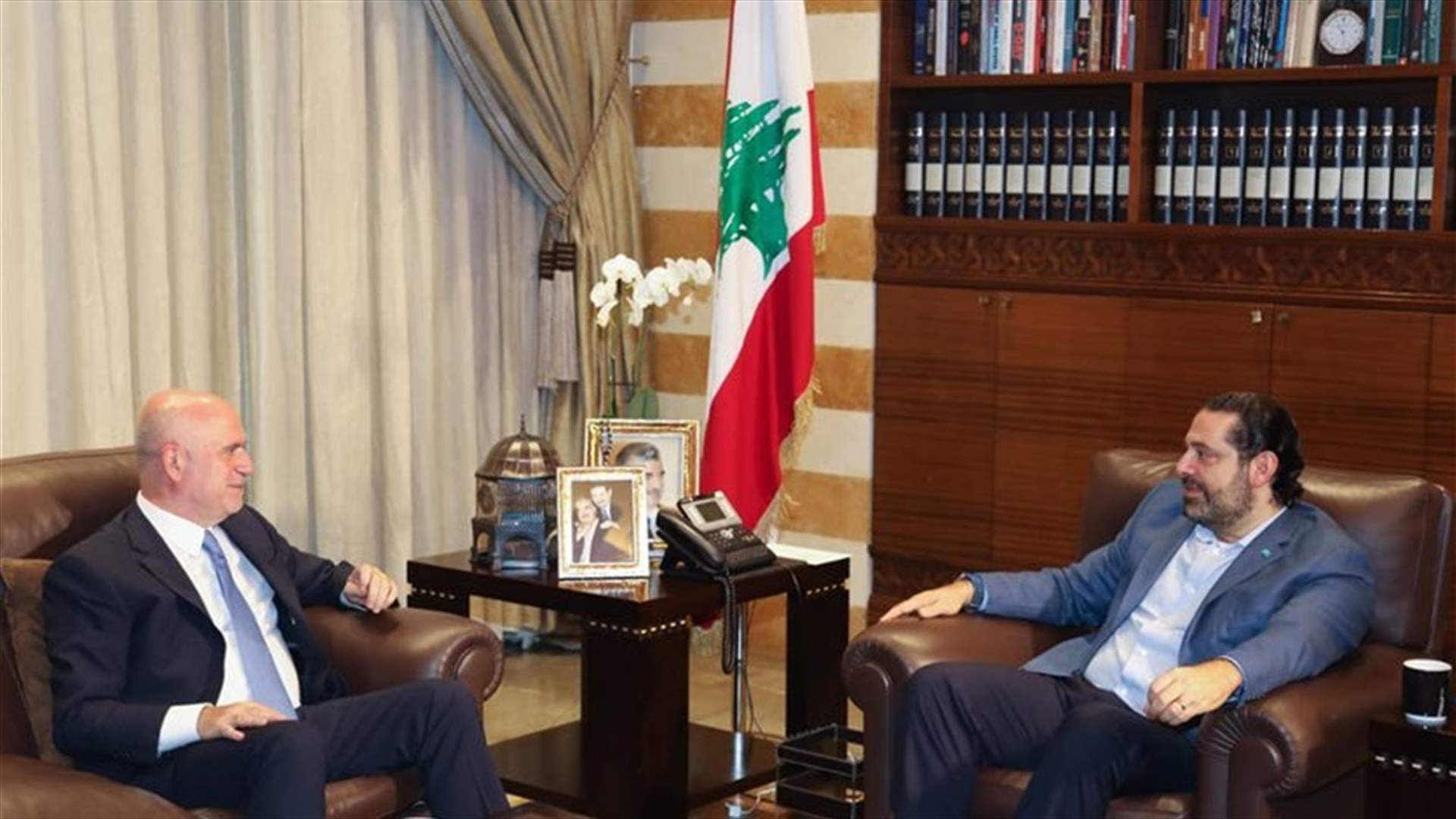 Hariri discusses with Finianos latest developments