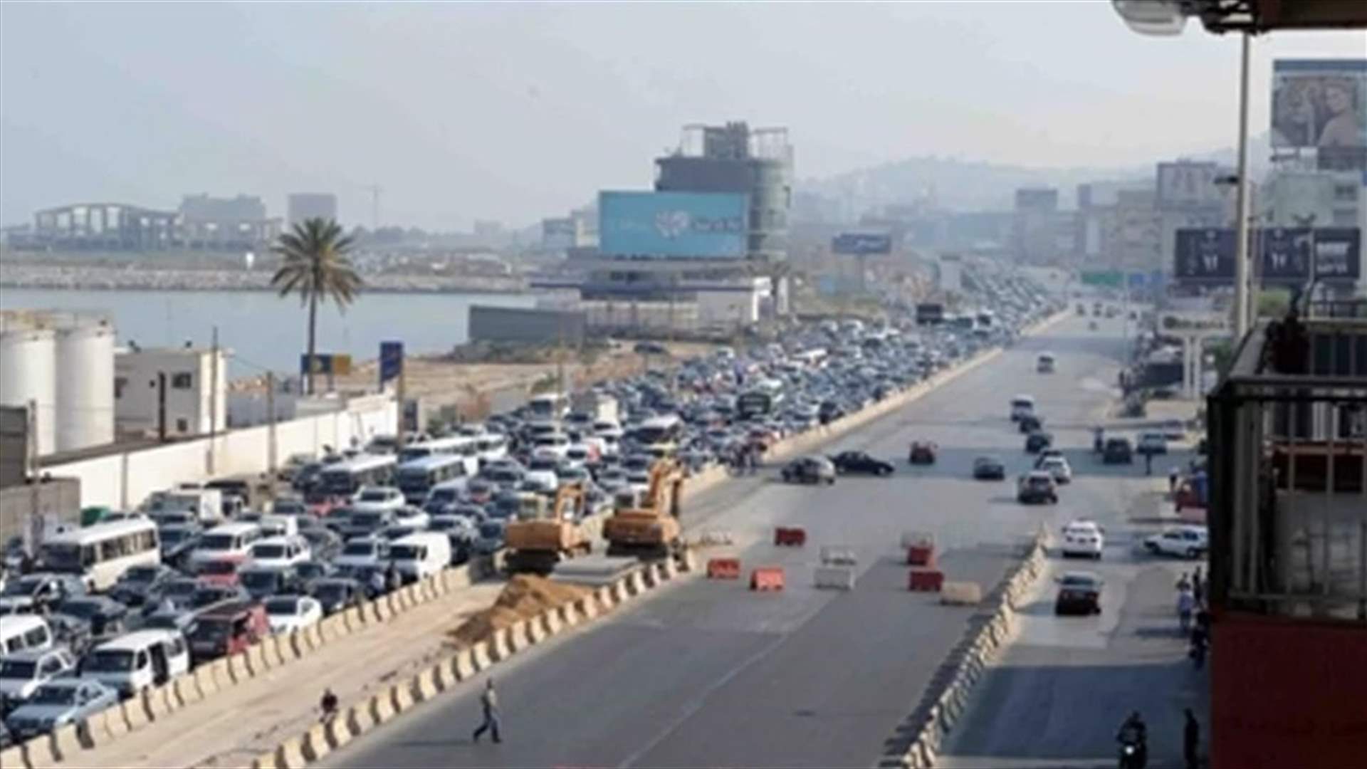 في جل الديب...تدابير سير على الطريق البحرية