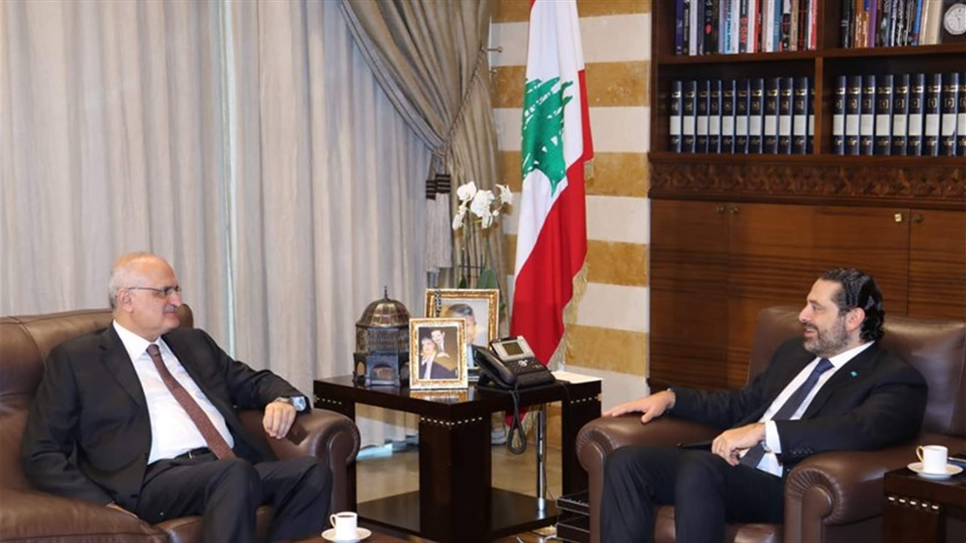 الحريري استقبل وزير المالية