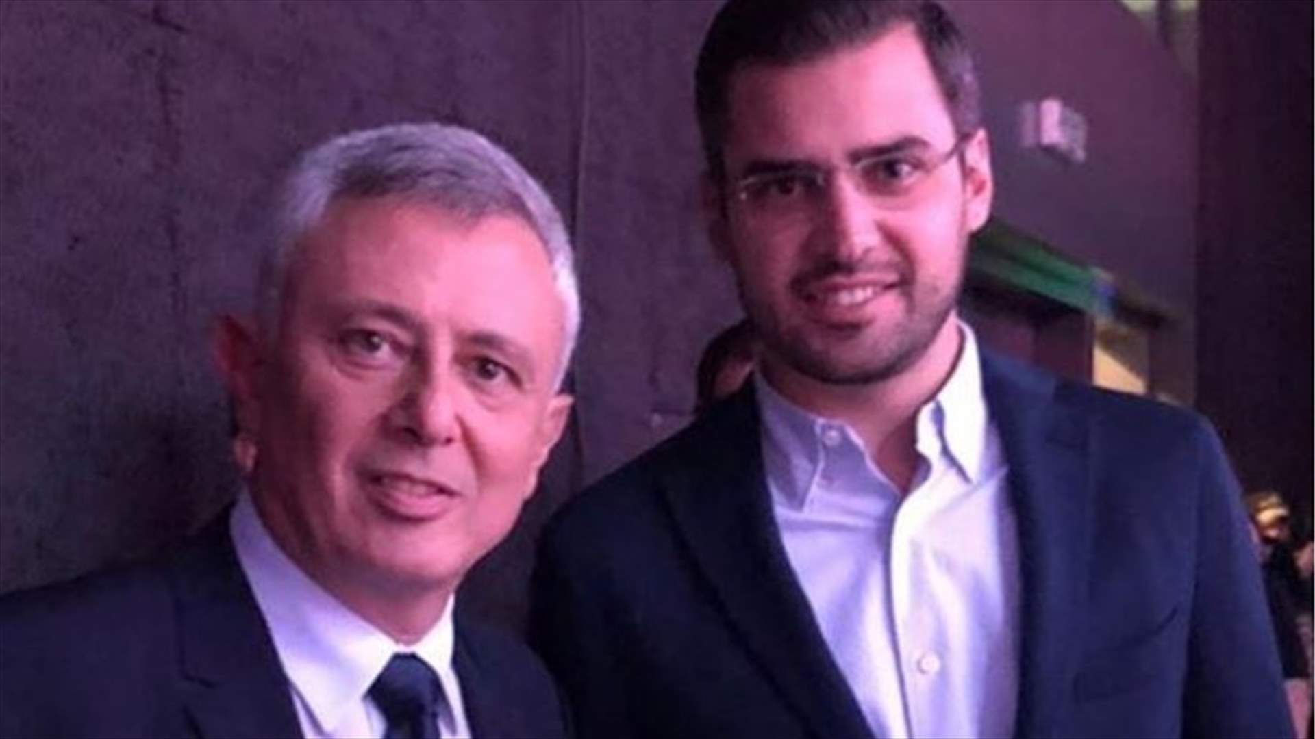 سليمان وطوني فرنجية في الساحة الحمراء في روسيا (صورة)