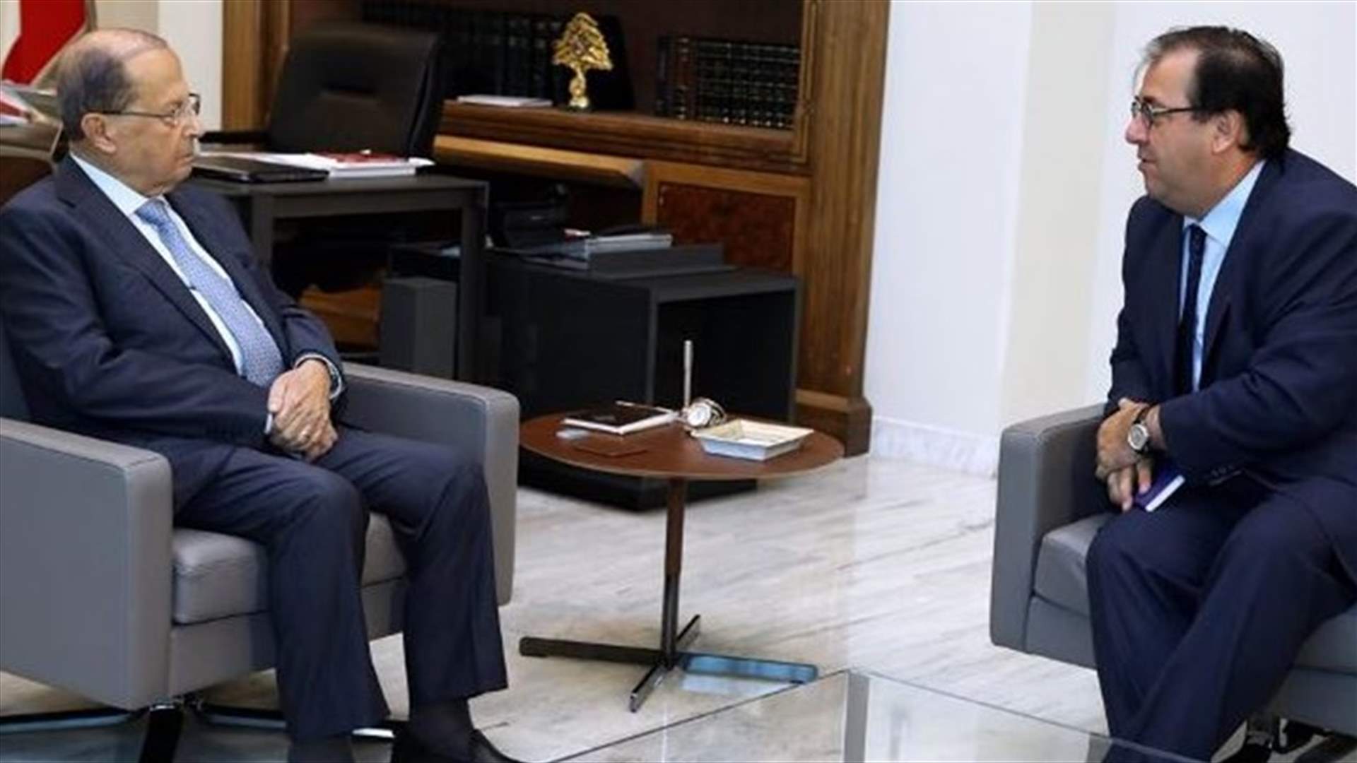 فوشيه من بعبدا: مستمرون في مساعدة لبنان على تجاوز التحديات
