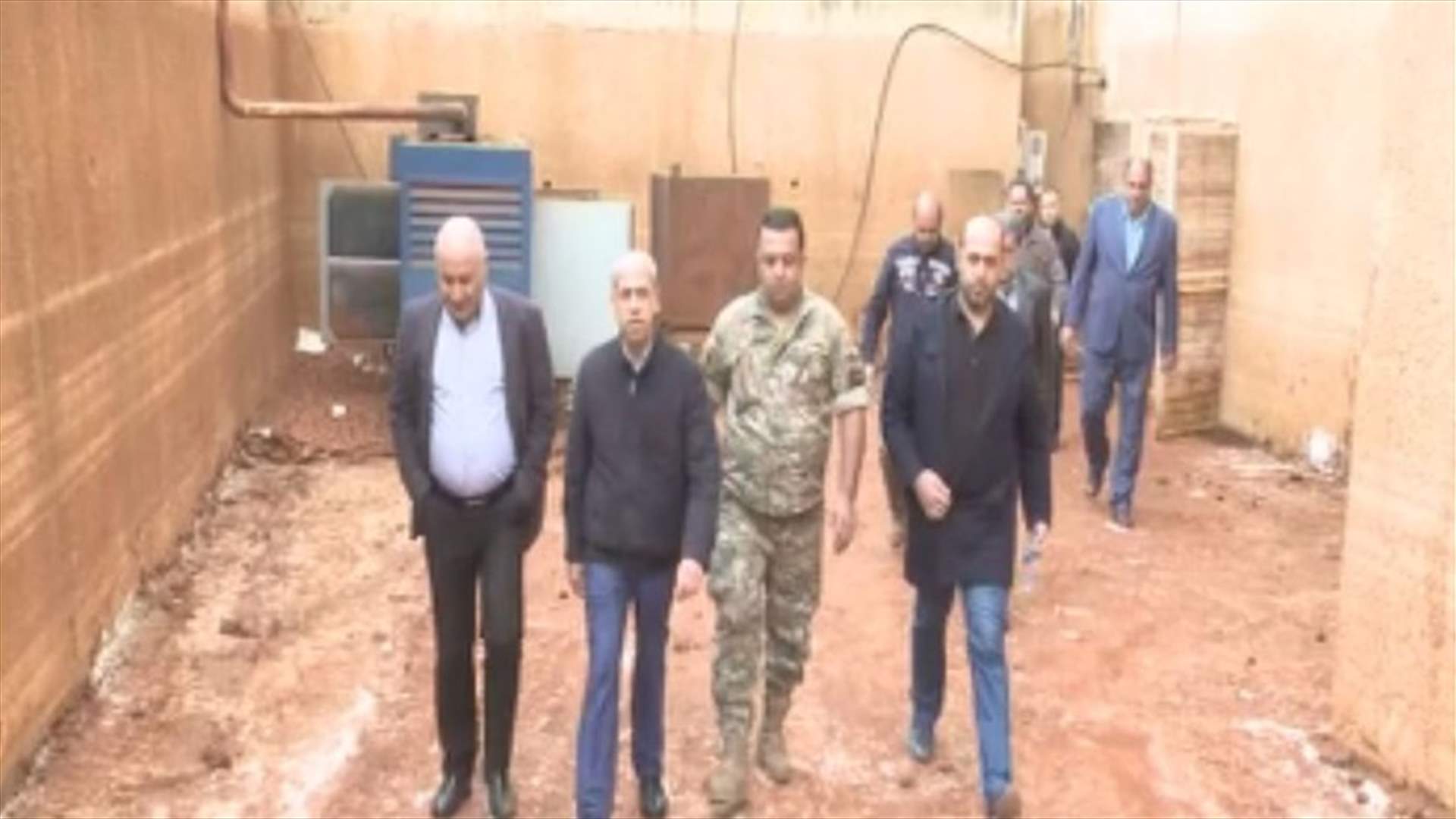 جولة للواء خير في زحلة بعد الاضرار التي سببتها السيول