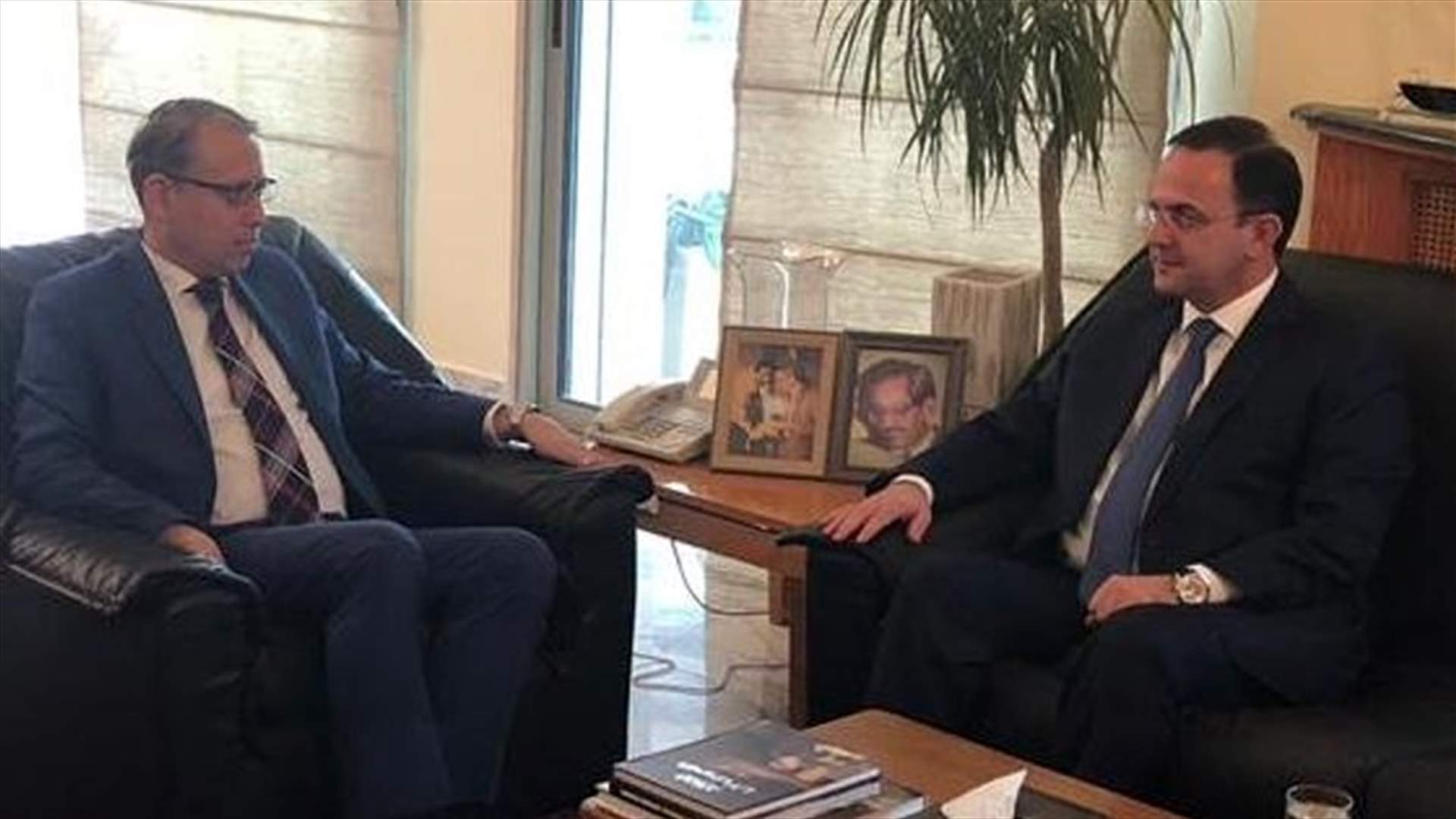 كيدانيان زار سفير مصر معتذرا واكد حرصه على العلاقات الثنائية