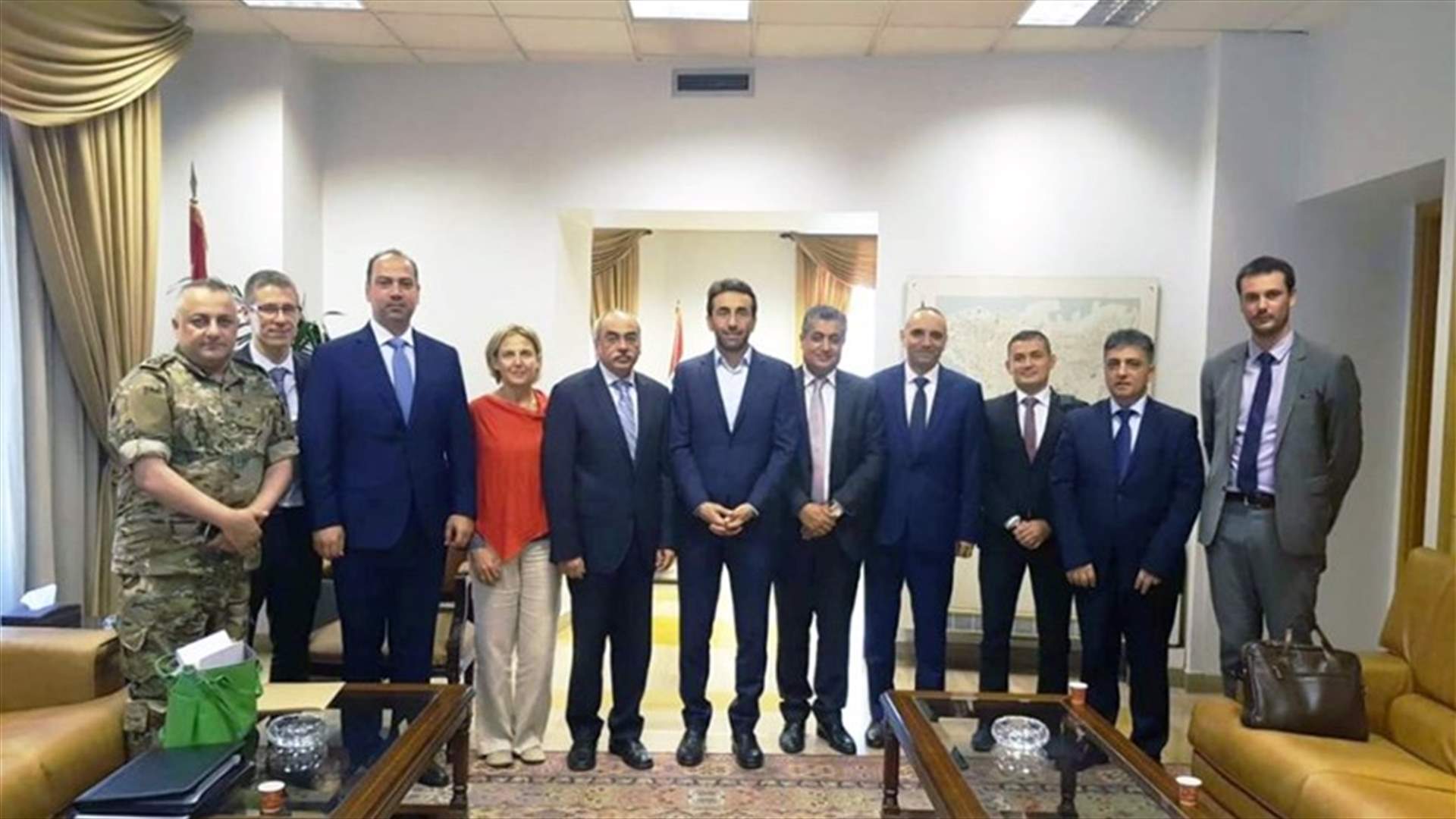 شبيب عرض مع ممثلين عن الاتحاد الأوروبي سبل تعزيز قدرات بلدية بيروت