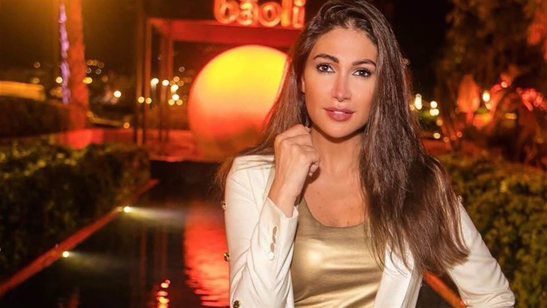 ديما صادق تتألق في فستان من نيكولا جبران (صور)