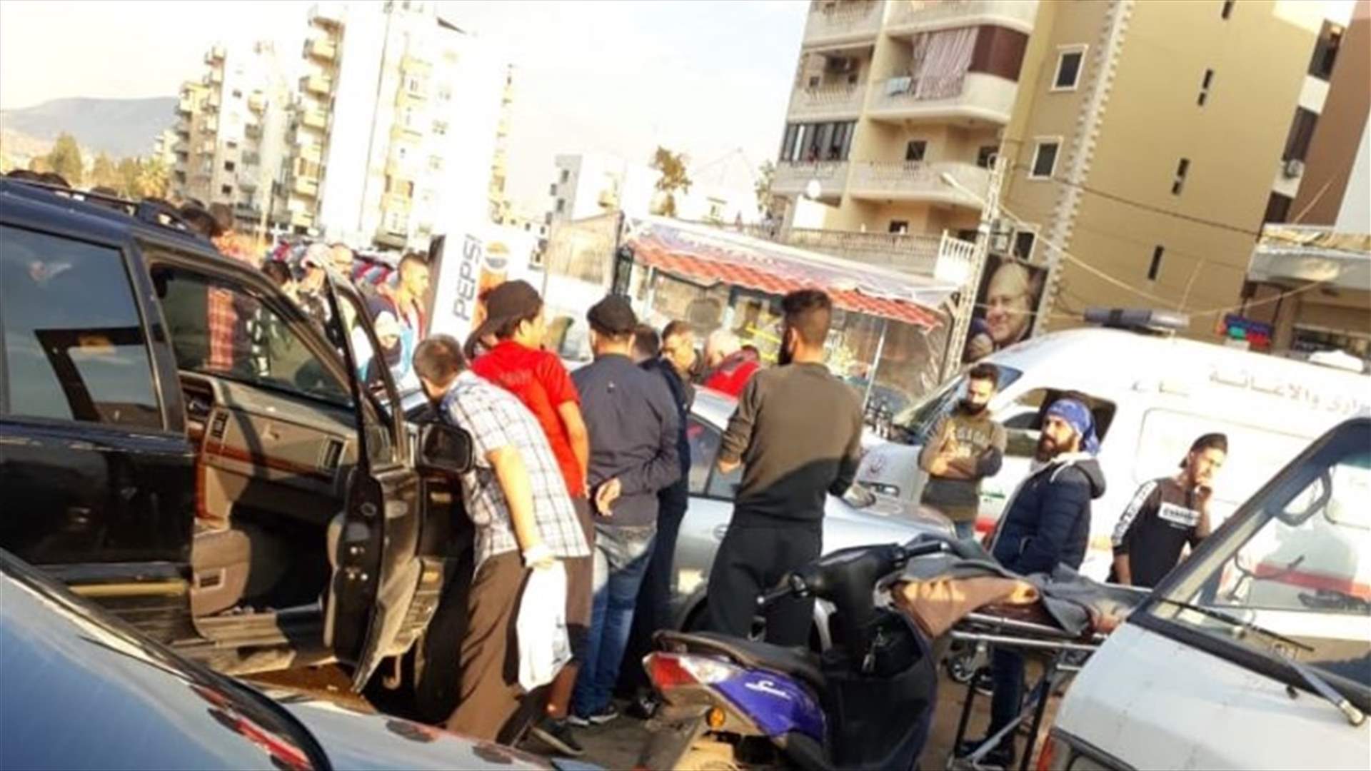 حادث بين 3 سيارات في طرابلس... وسقوط جرحى