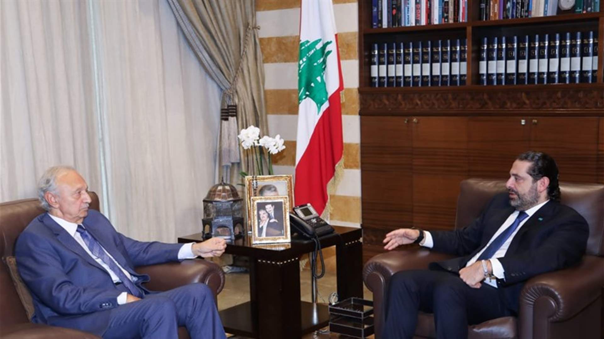 الحريري عرض الاوضاع مع الصفدي