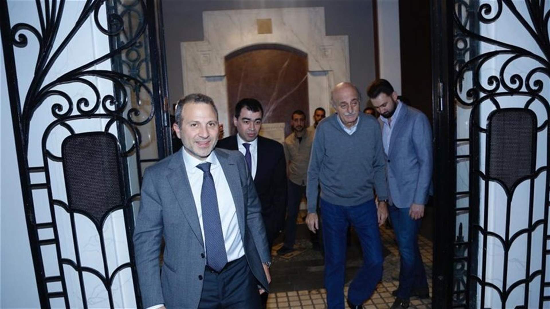 لهذه الاسباب زار باسيل جنبلاط...