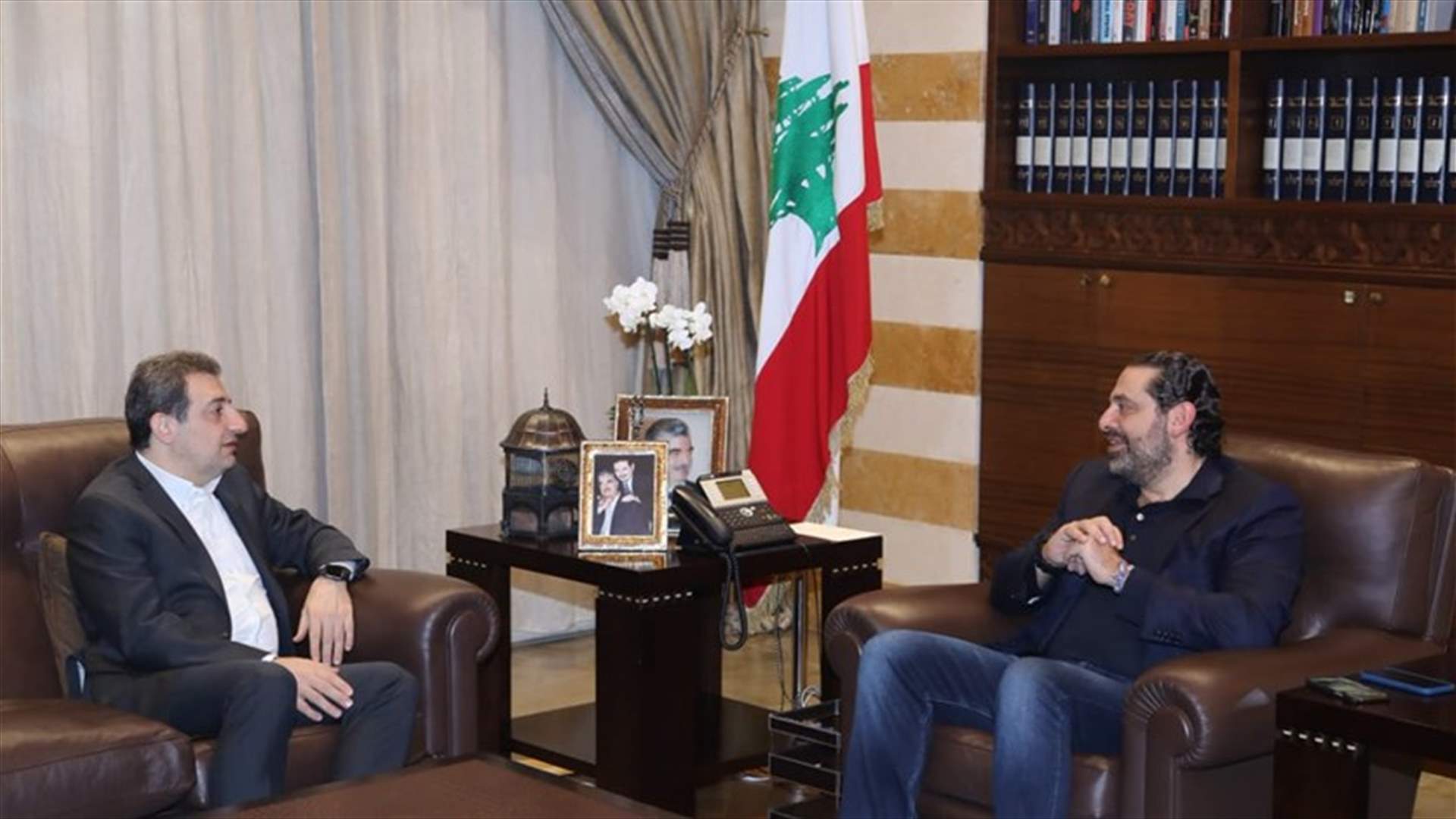 الحريري استقبل ابو فاعور في بيت الوسط...