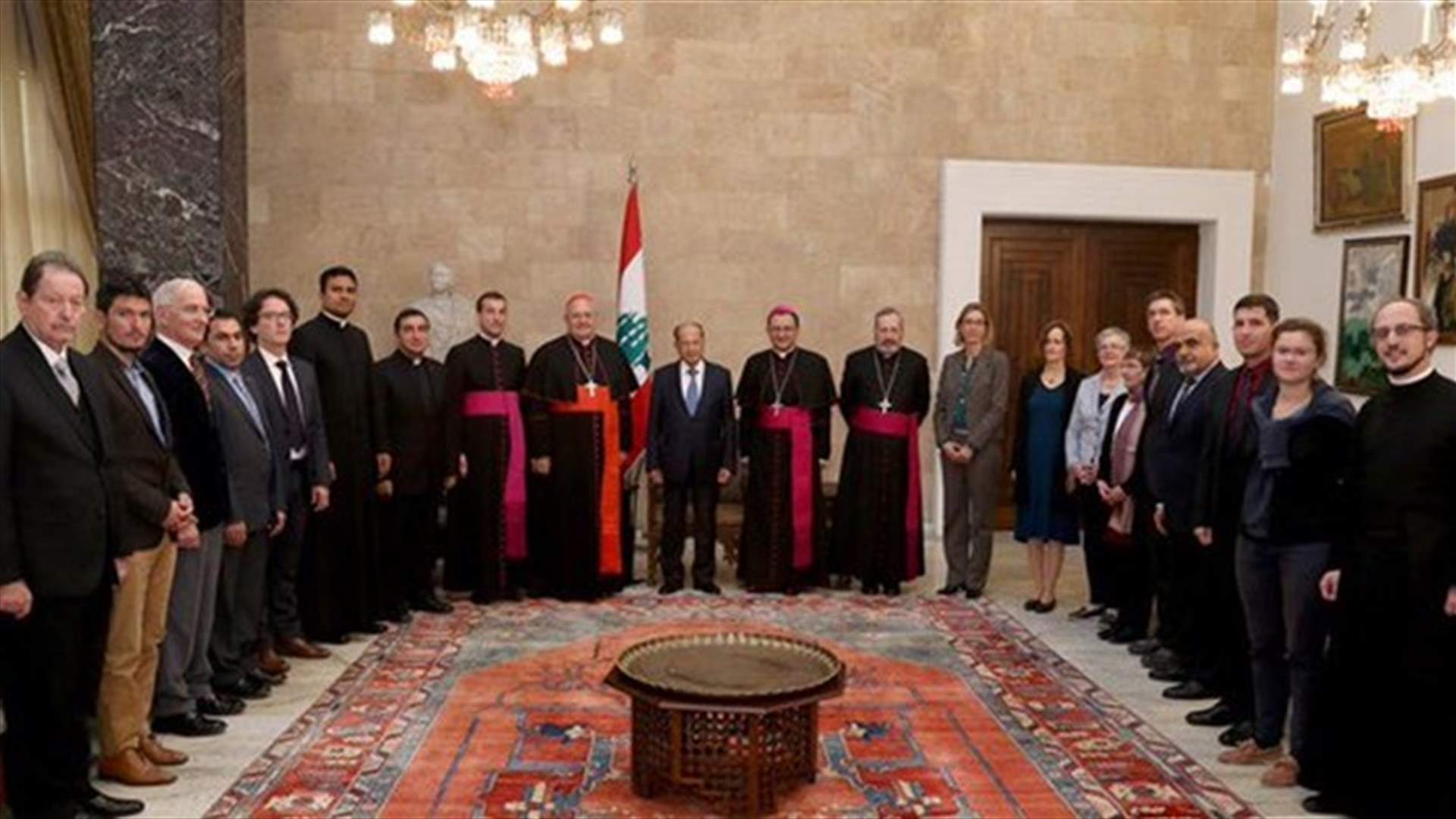 Aoun expresses relief over Bkerke reconciliation