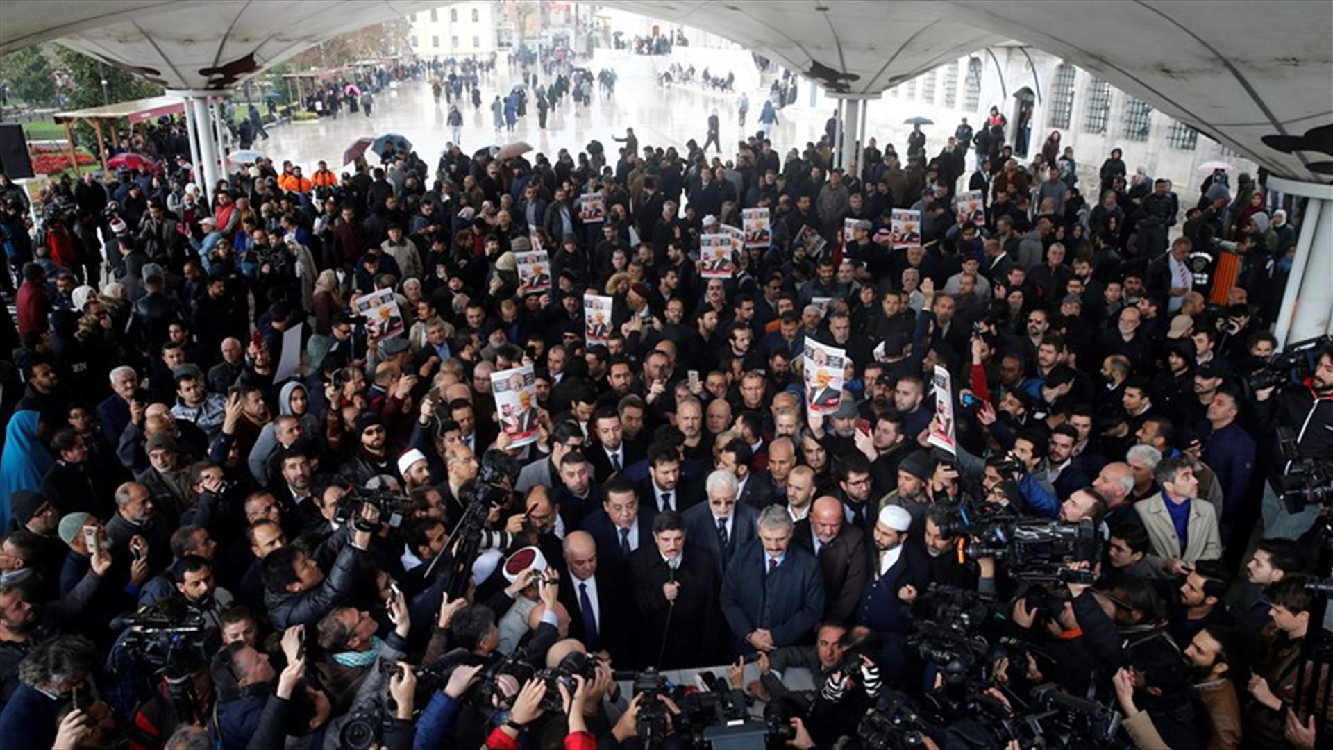 جنازة رمزية للصحافي السعودي جمال خاشقجي في اسطنبول (صور)