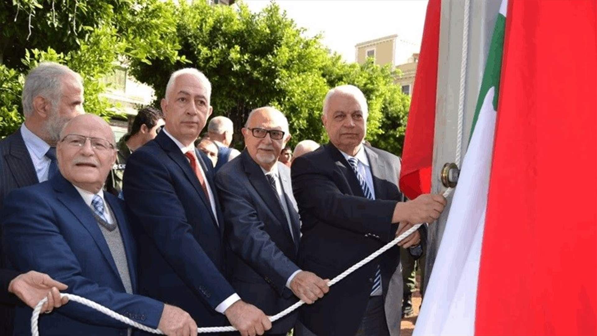 Largest Lebanese flag raised in Tripoli on the occasion of Independence