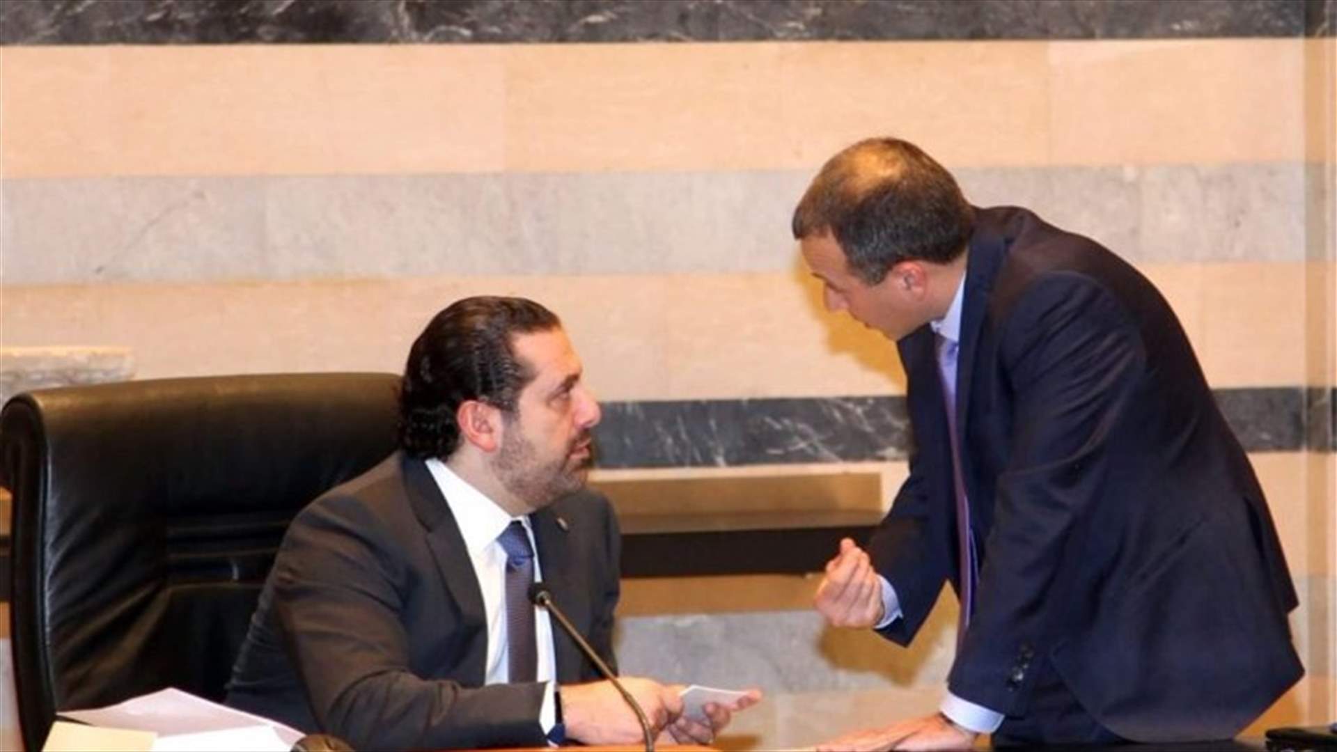 هل يسحب باسيل وساطته ويترك الحريري وحده يتحمل مواجهة نواب السنّة؟