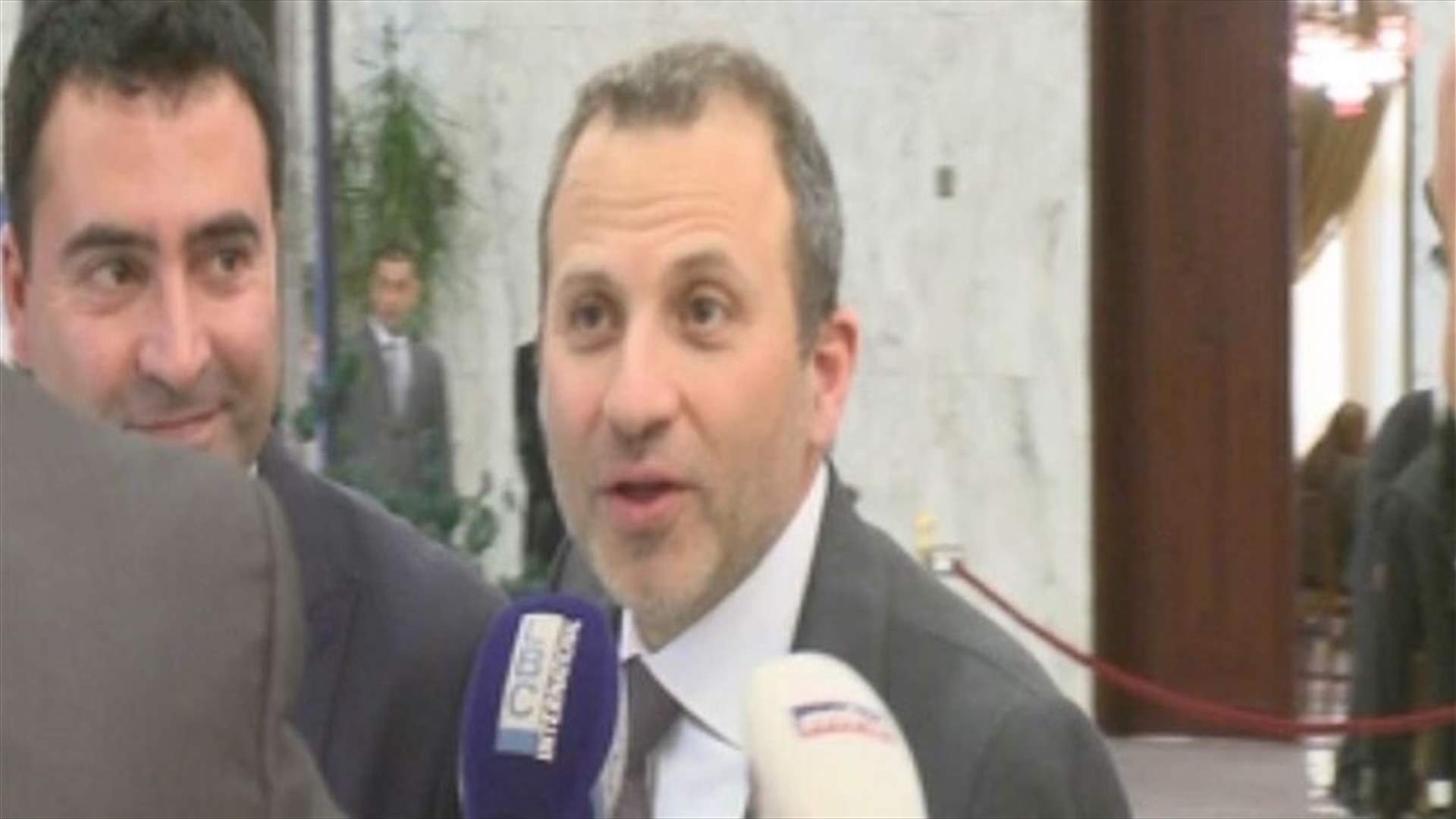 Bassil on cabinet formation: Hopefully before the holidays