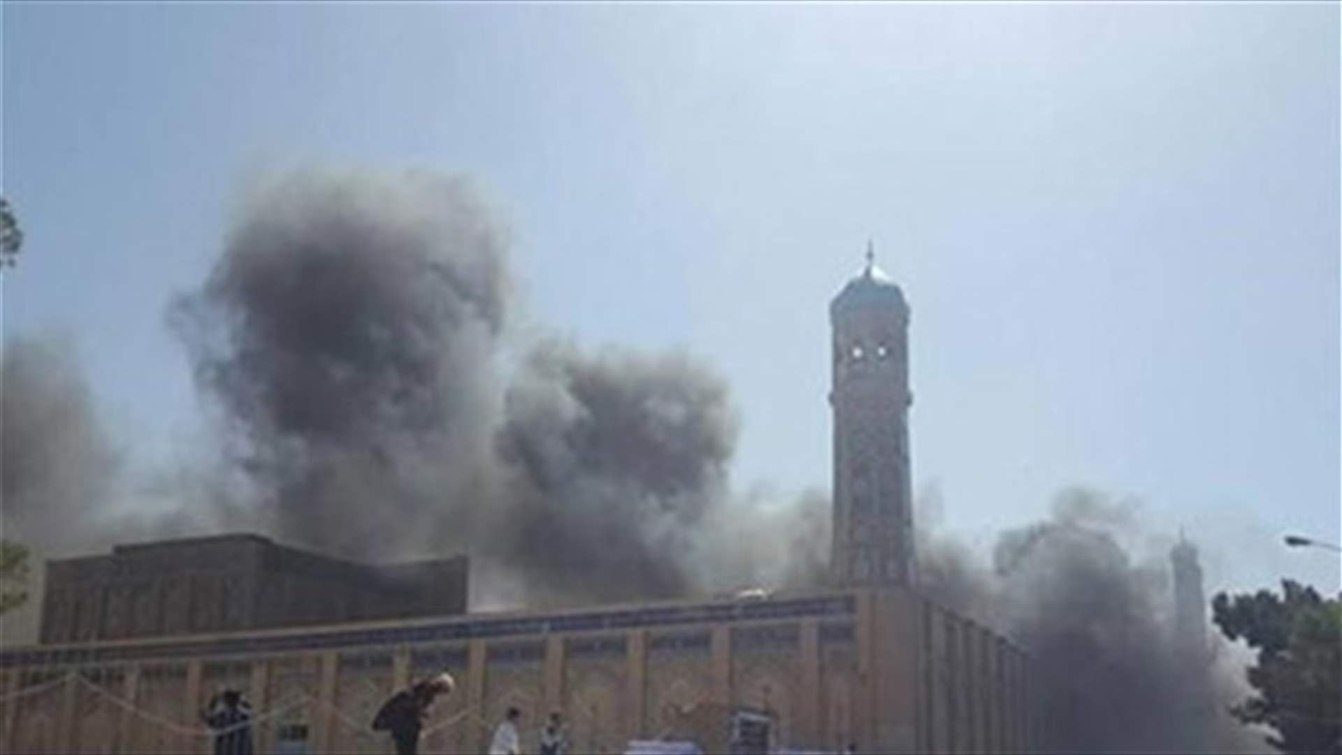 Suicide blast at Afghanistan mosque kills at least 26 gathered to pray