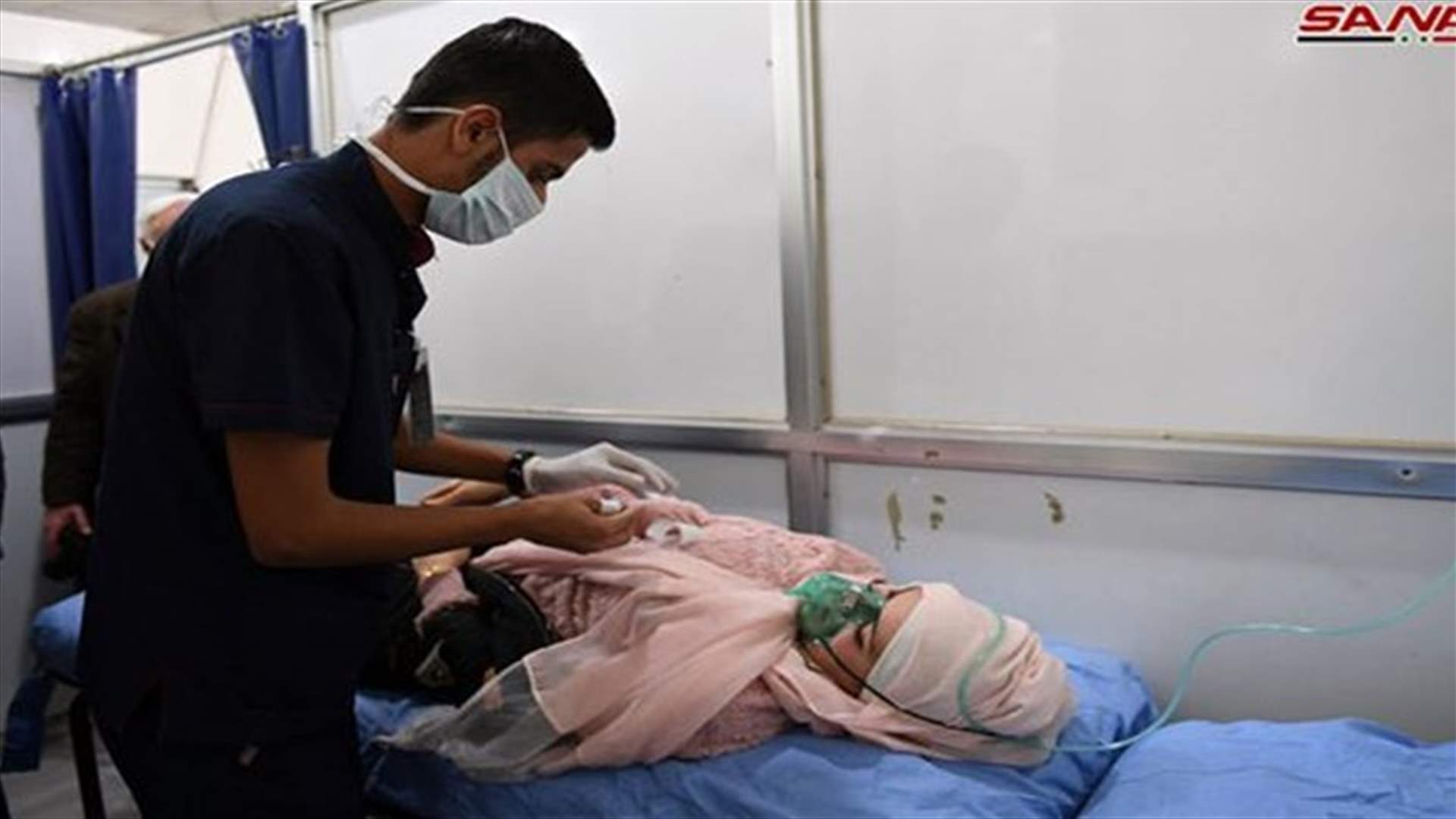 سانا: قصف على حلب...اصابات وحالات اختناق