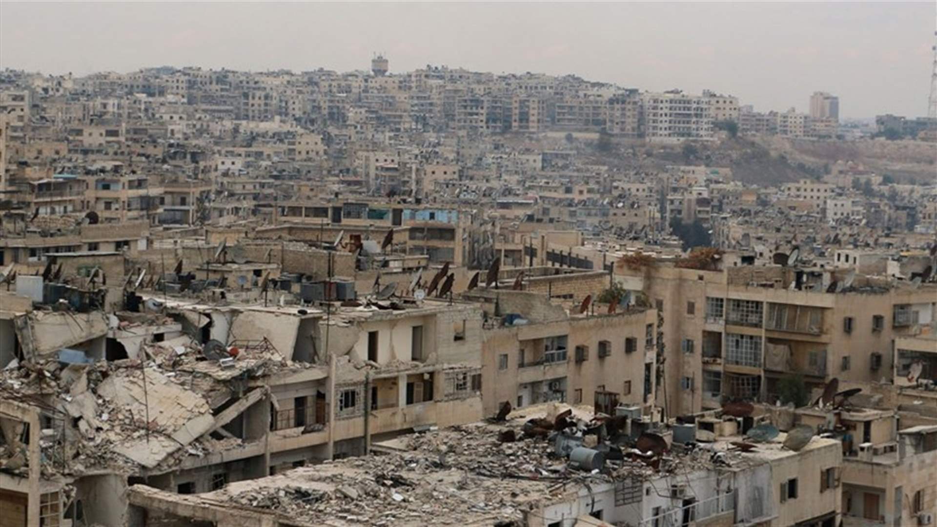 روسيا تتهم مقاتلي المعارضة بقصف حلب السورية بغاز الكلور