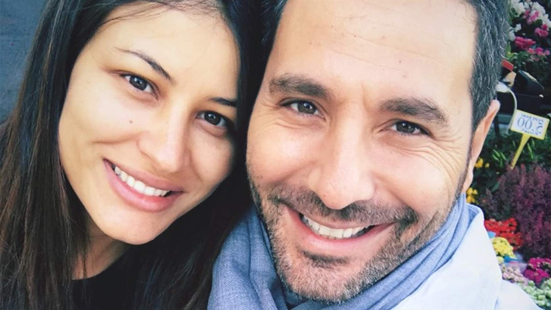 وسام بريدي وريم السعيدي في أحدث صورة لهما مع ابنتهما